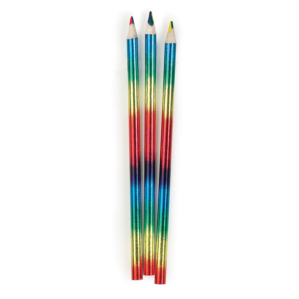 Rainbow Pencils For Kids Multi Colored Pencils Summer Pencils