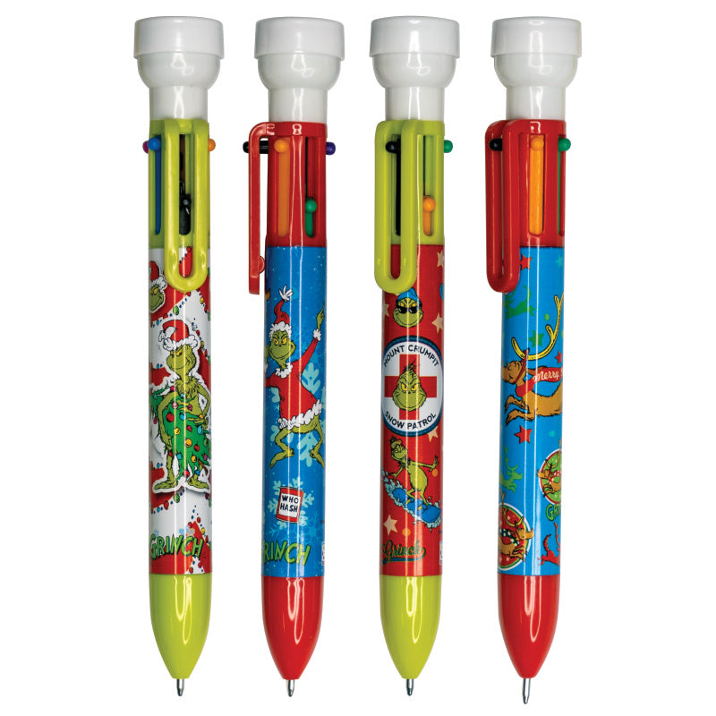 6 Colors Ballpoint Pen Spring Multicolor Pens Gift Pen Class