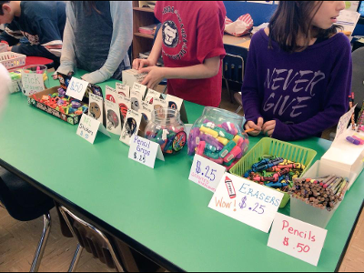 School Stores at East Hills and Harbor Hill Elementary