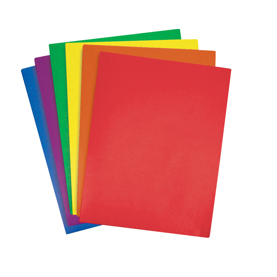 Premium 2-Pocket Classroom Folders - 48 per box