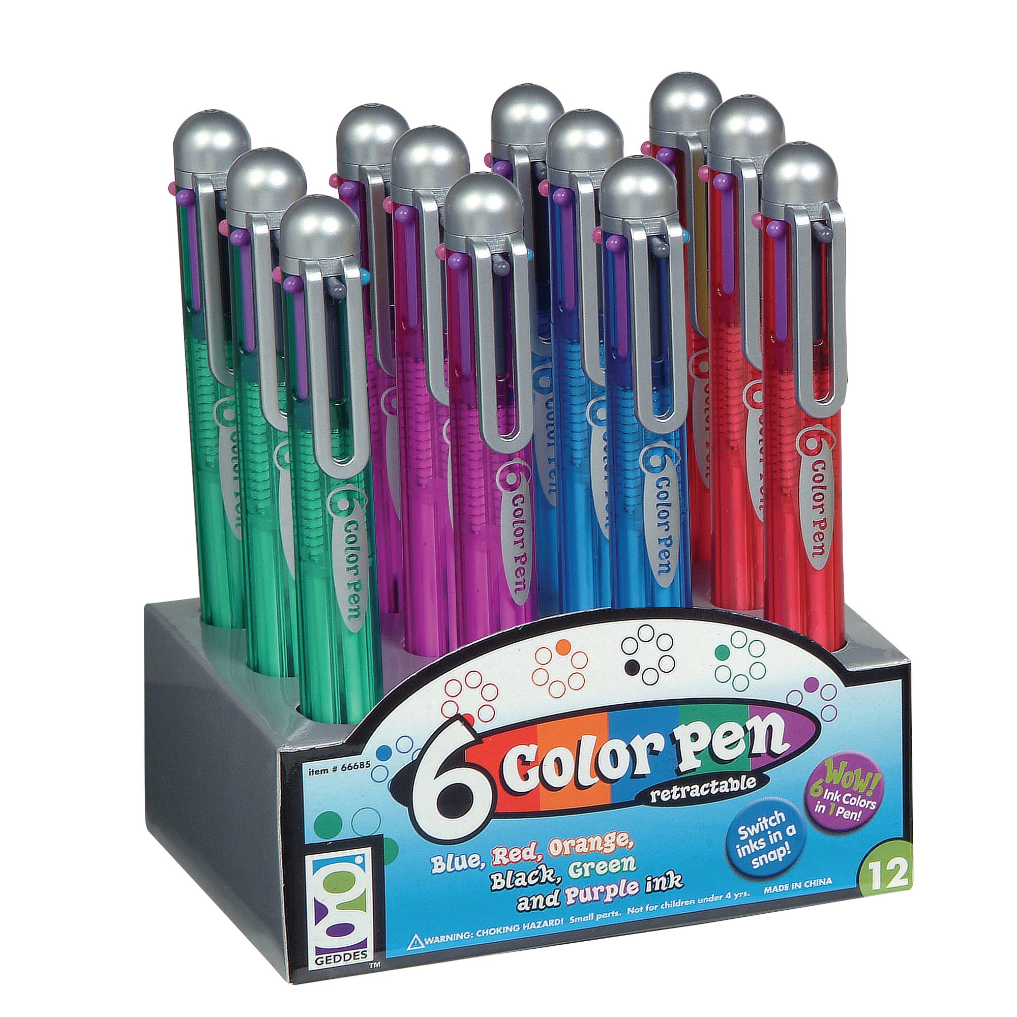 6-Color Pens