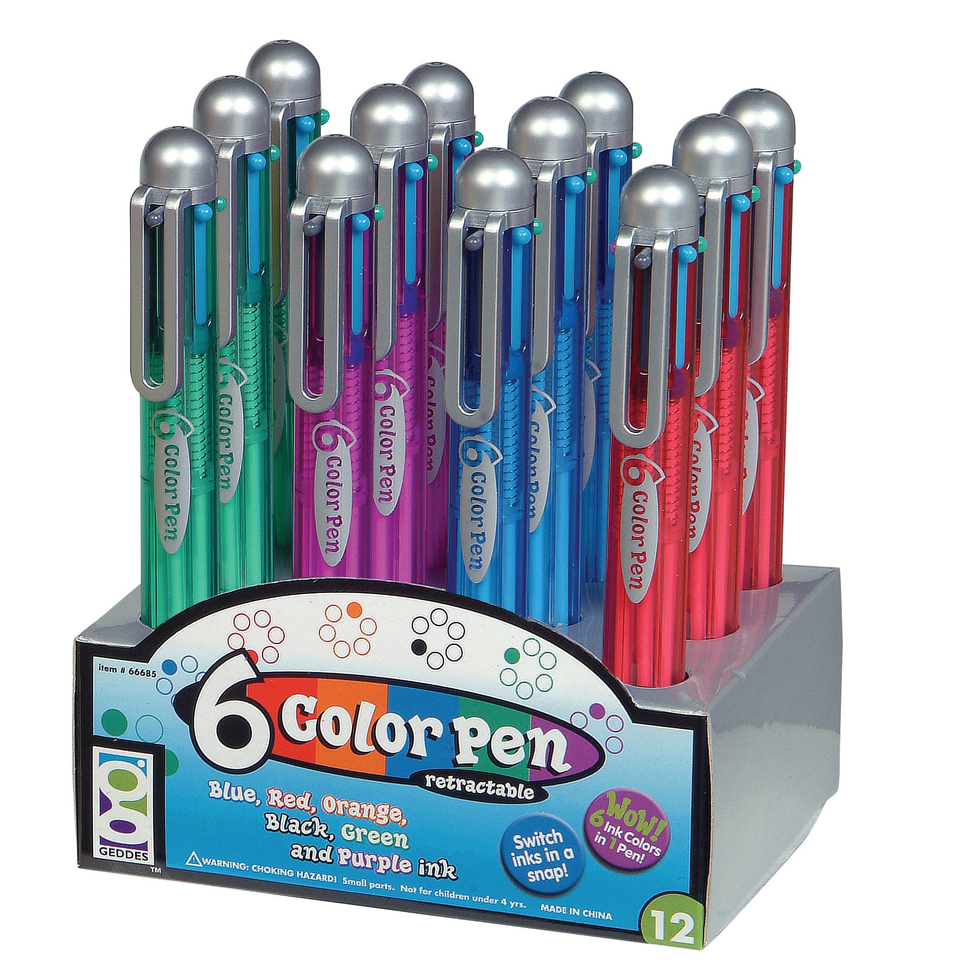 6-Color Pens