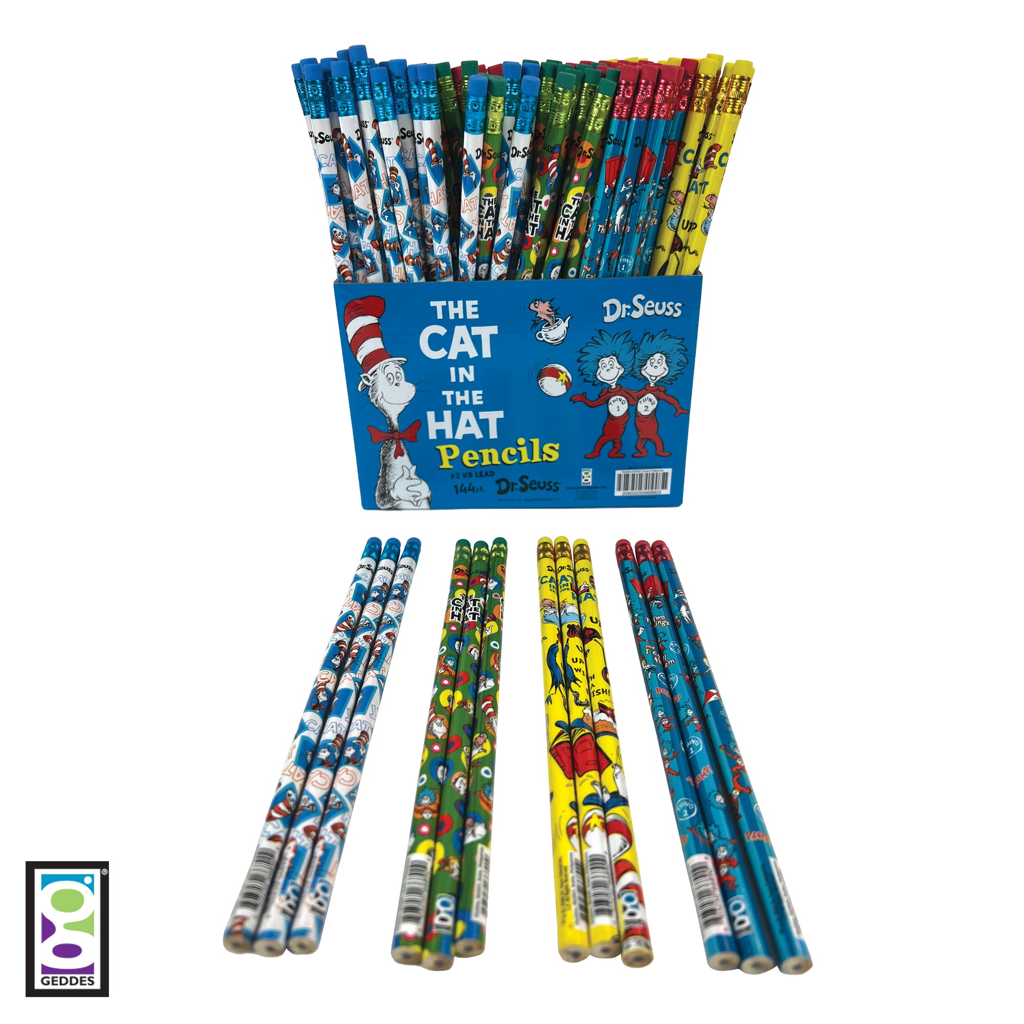 Dr. Seuss™ Cat in the Hat Pencils - 144 per display