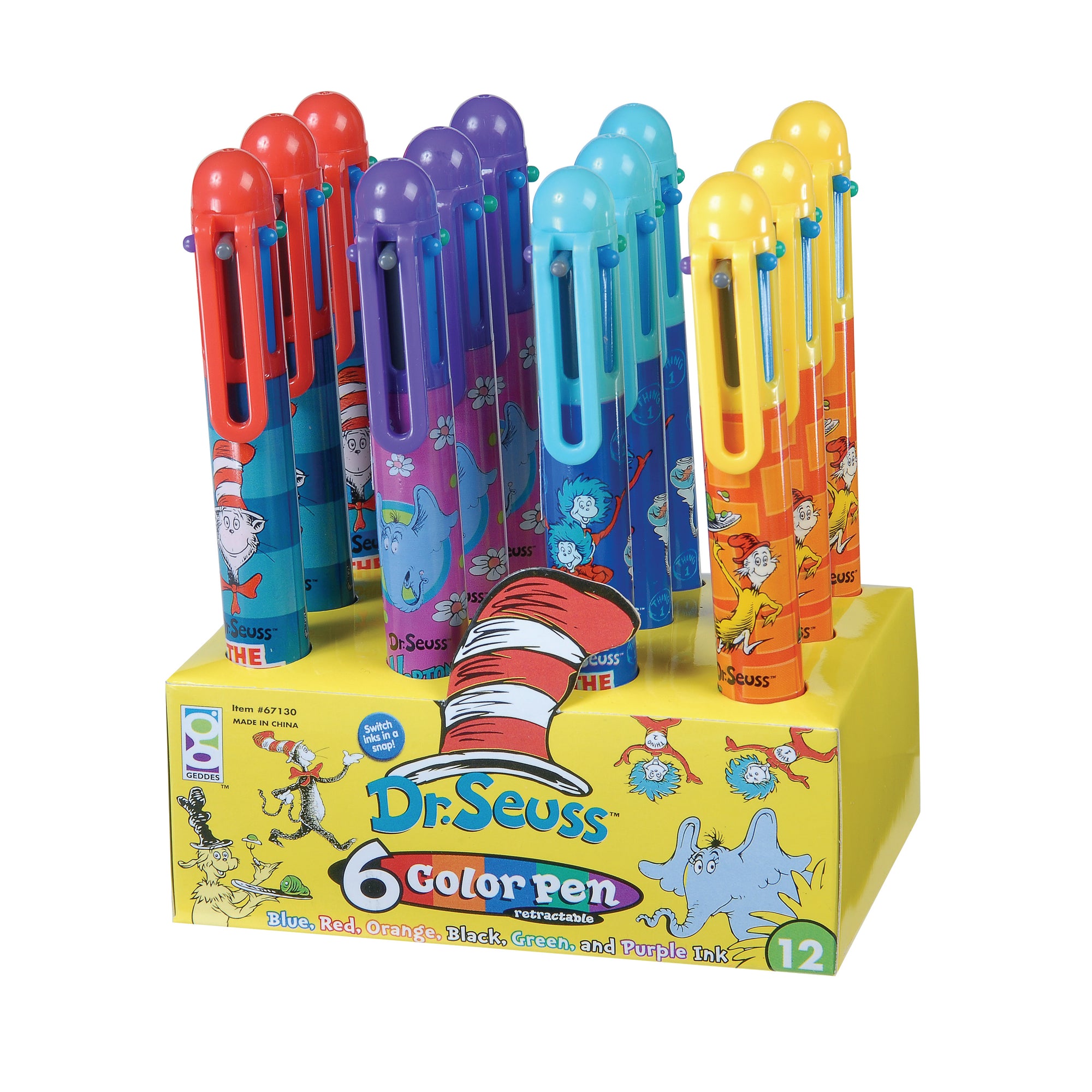 Dr. Seuss™ 6-Color Pens