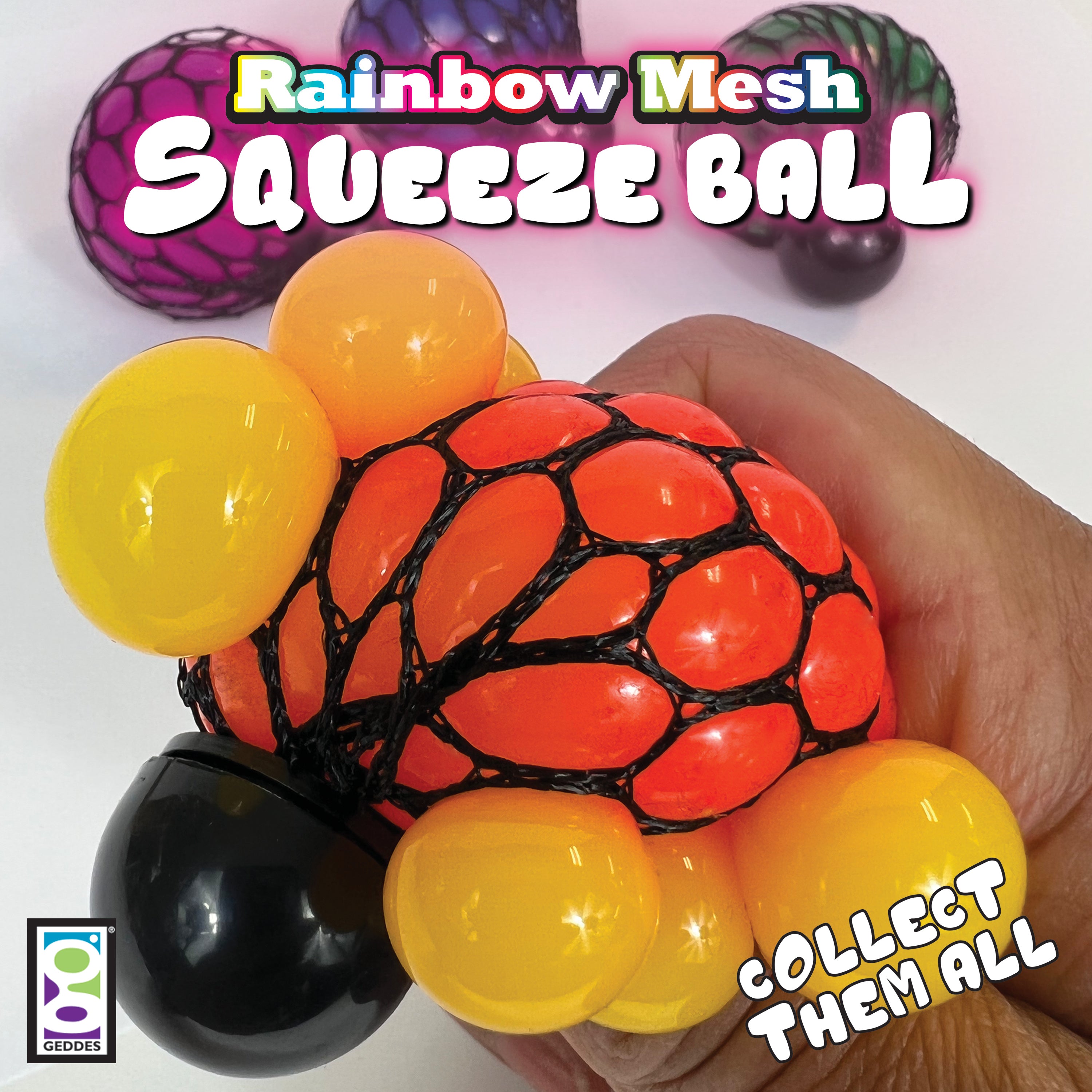 Geddes Mini Rainbow Mesh Ball - Default Title
