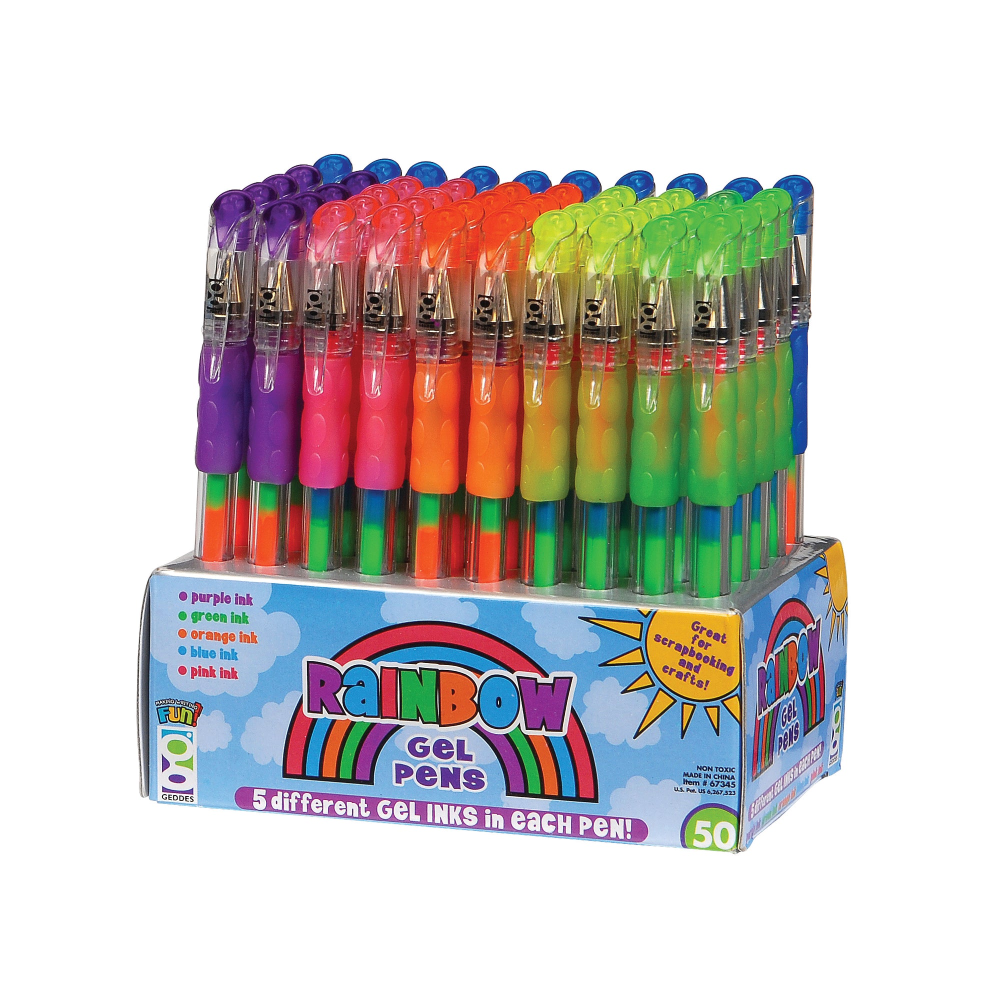 Rainbow Gel Pens