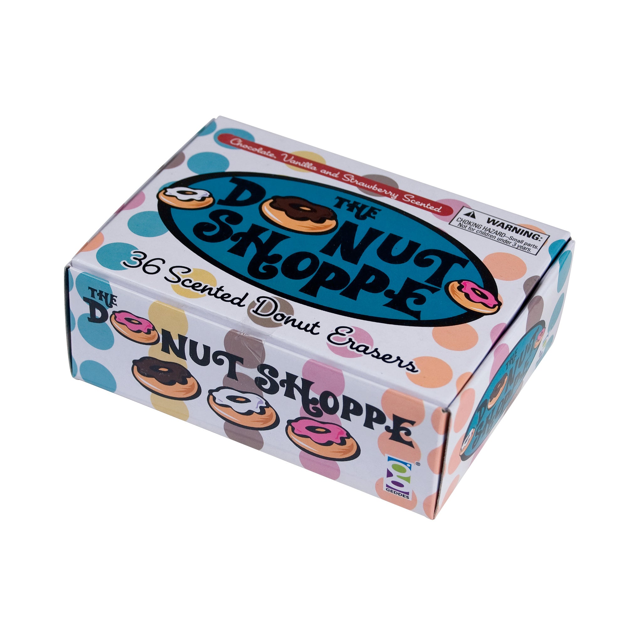 Donut Shoppe Scented Erasers - 36 per display