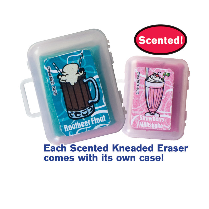 Snack Attack Scented Kneaded Erasers - 36 per display