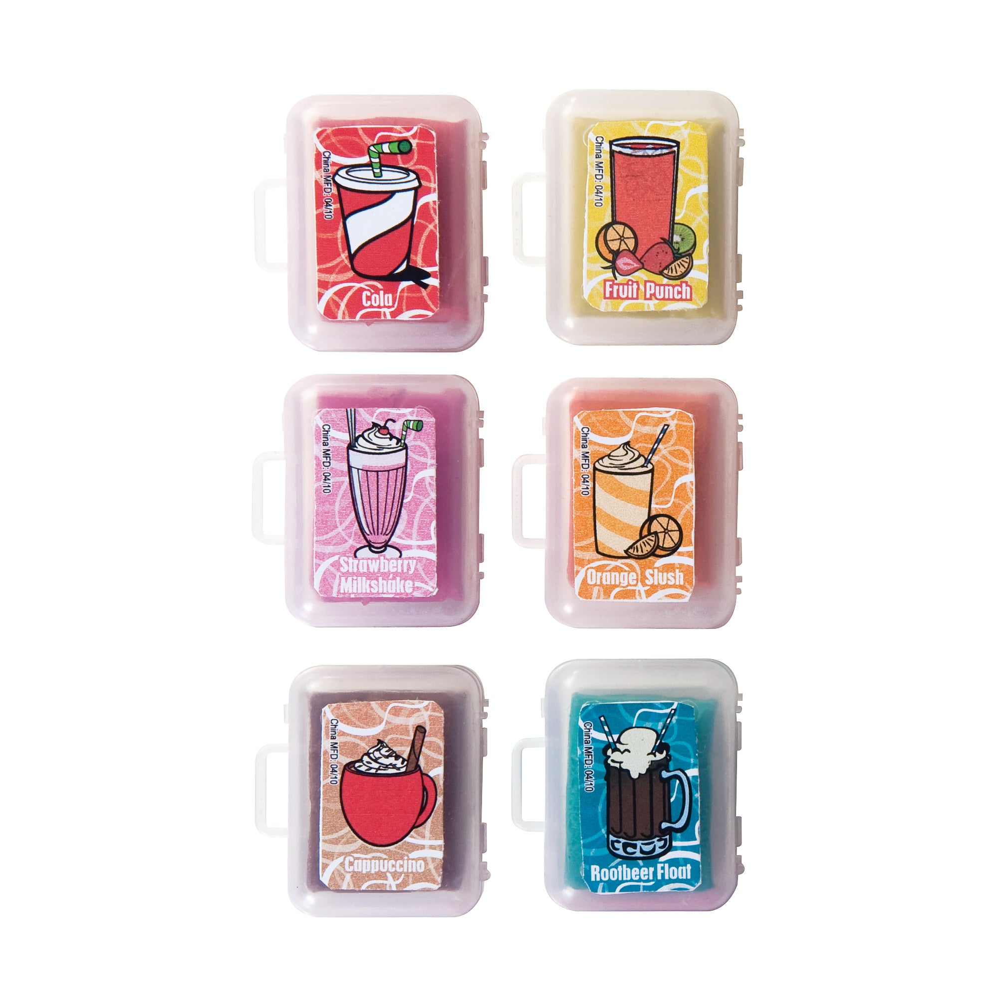 Snack Attack Scented Kneaded Erasers - 36 per display