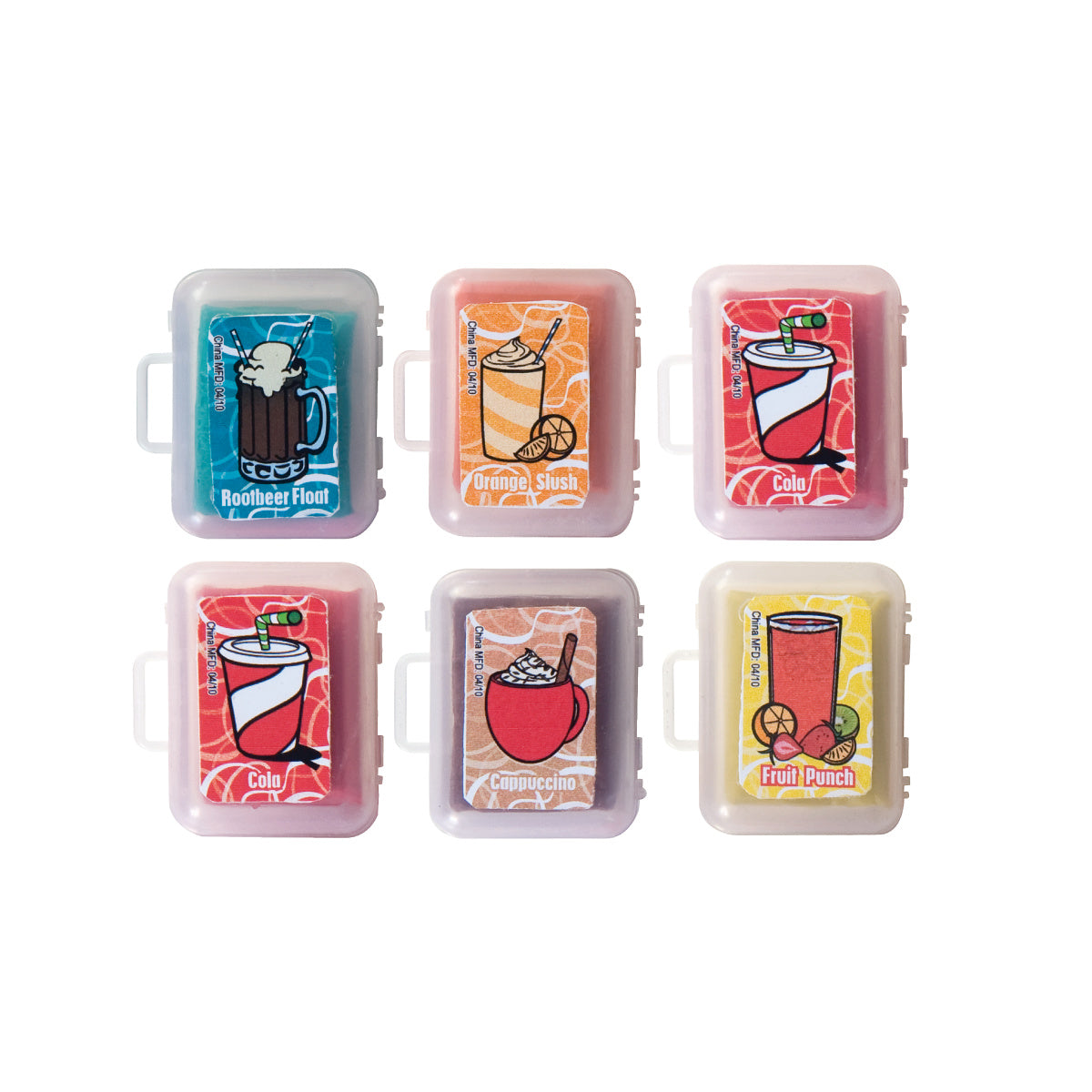 Snack Attack Scented Kneaded Erasers - 36 per display