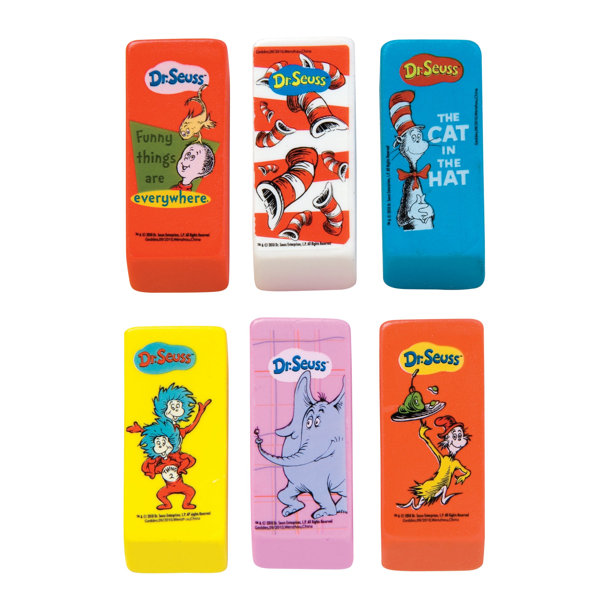 Dr. Seuss™ Beveled Erasers