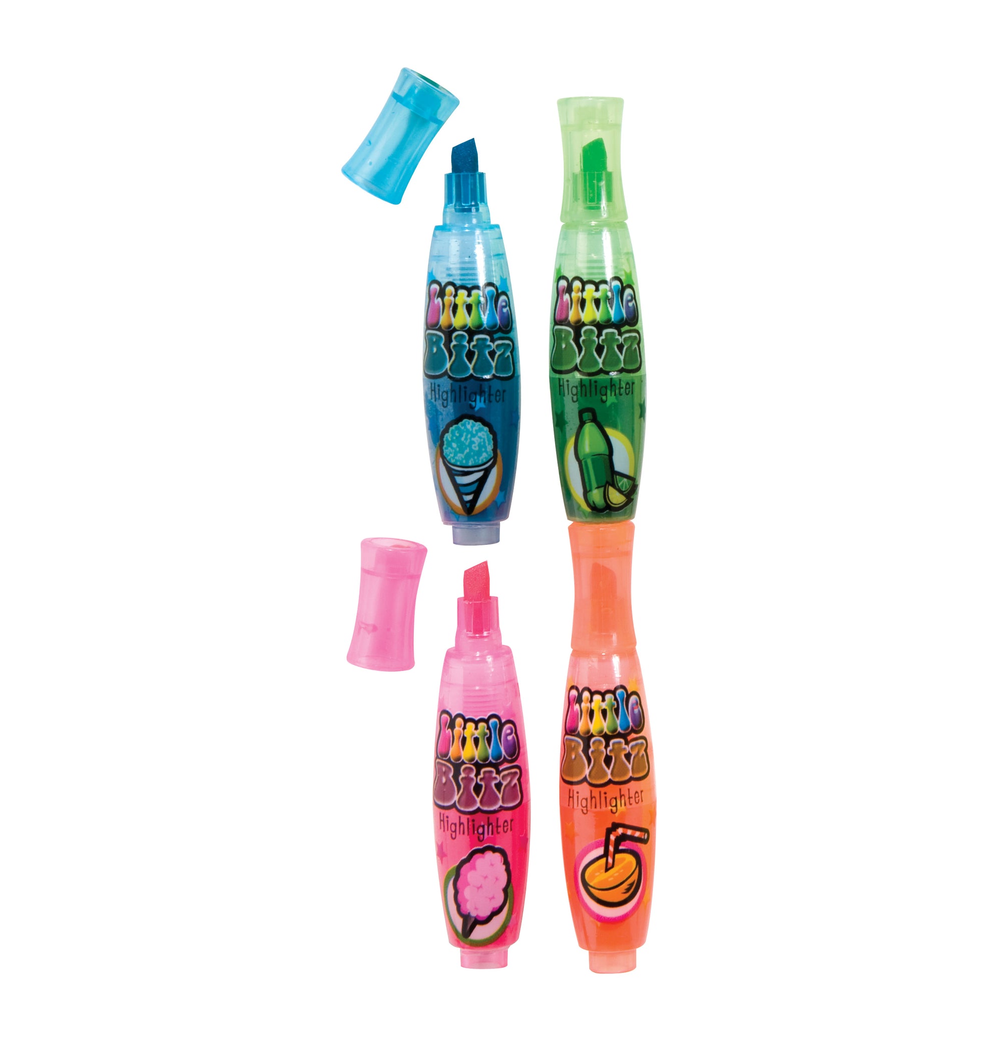 Little Bitz Carnival Scent Highlighters - 100 per display