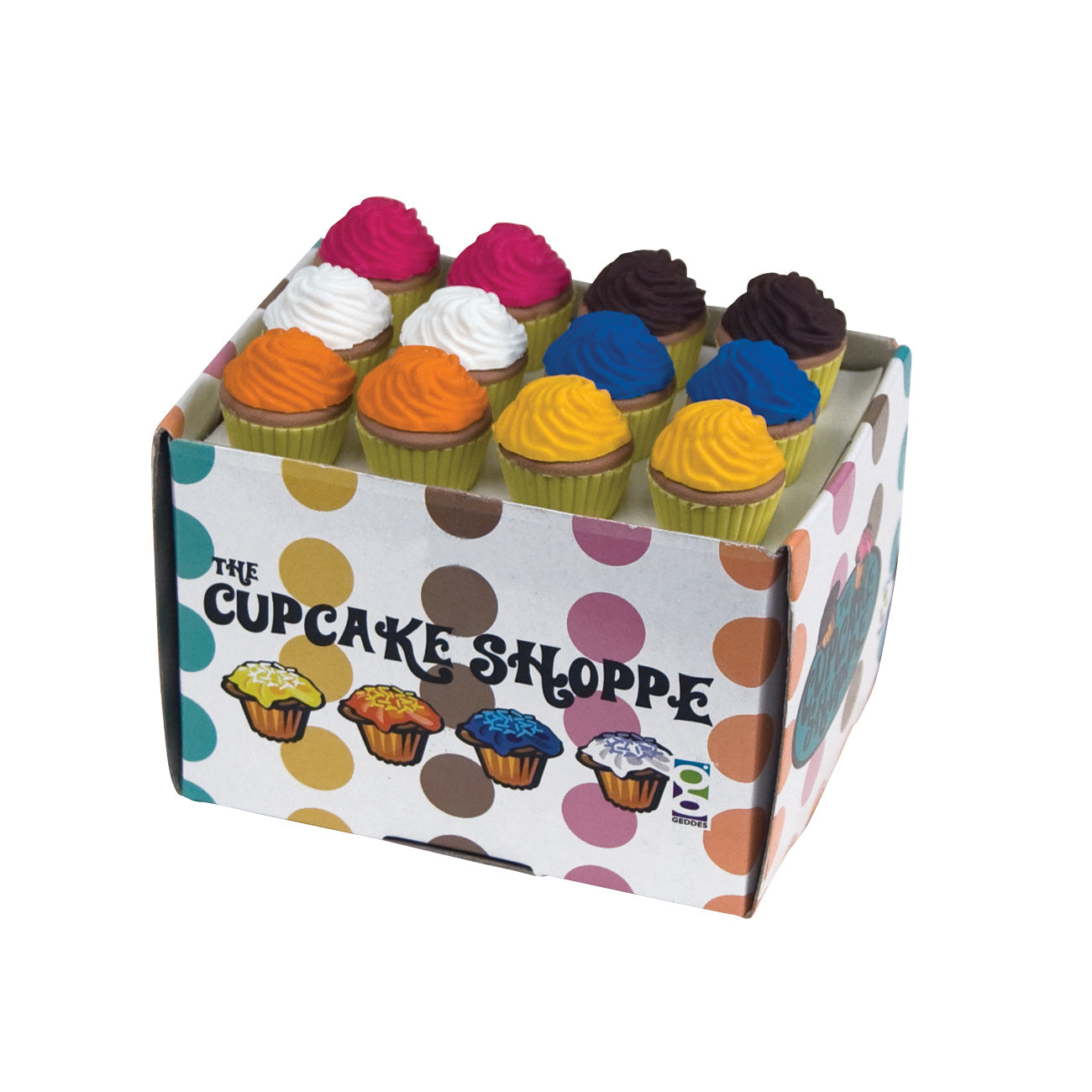 The Cupcake Shoppe 3D Scented Erasers - 36 per display