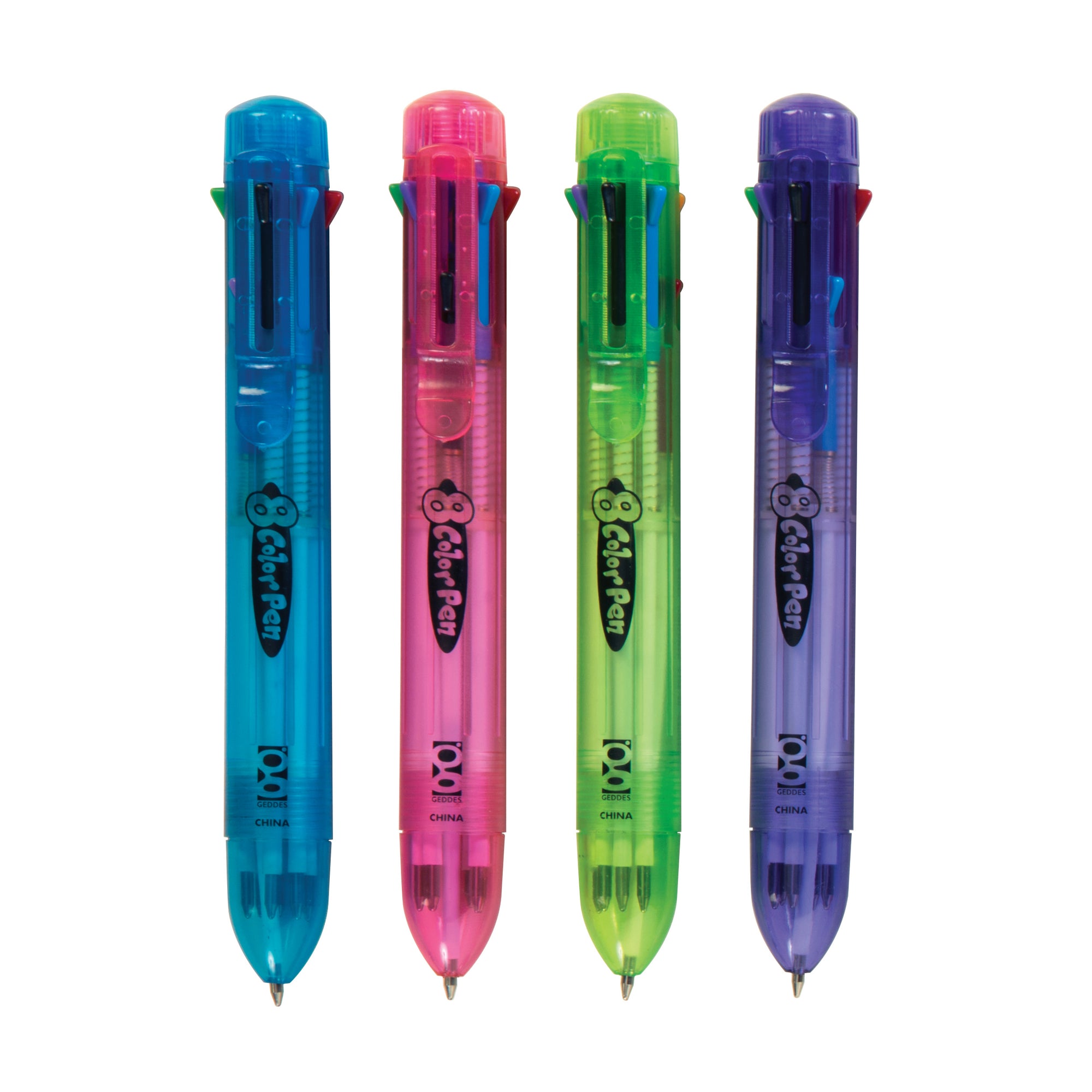 8-Color Pens - 12 per display