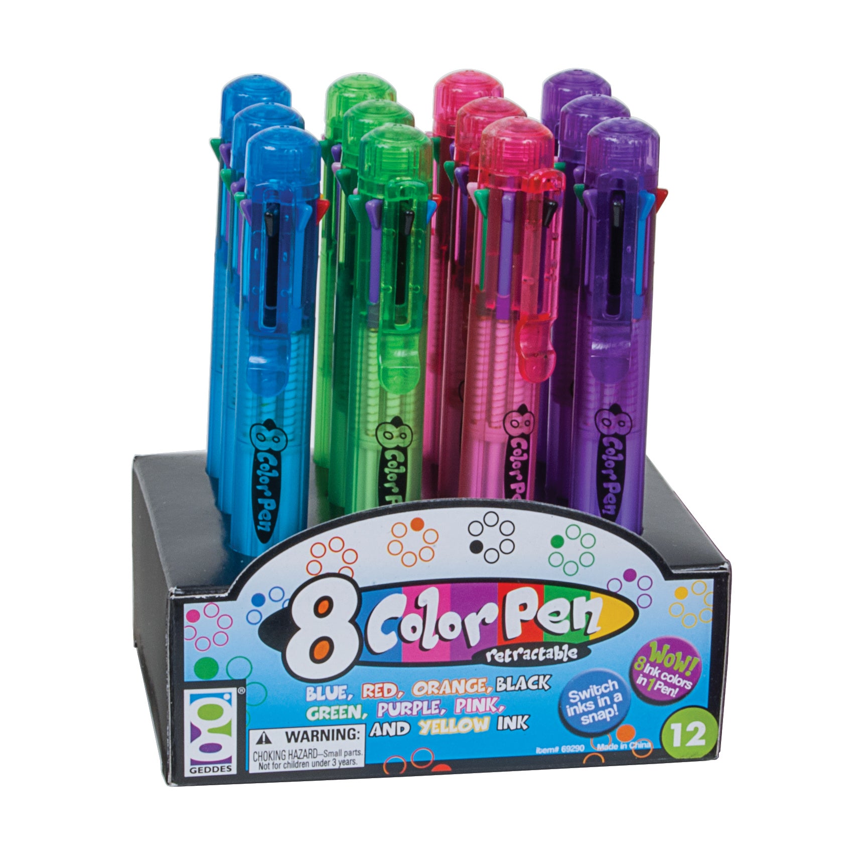 8-Color Pens