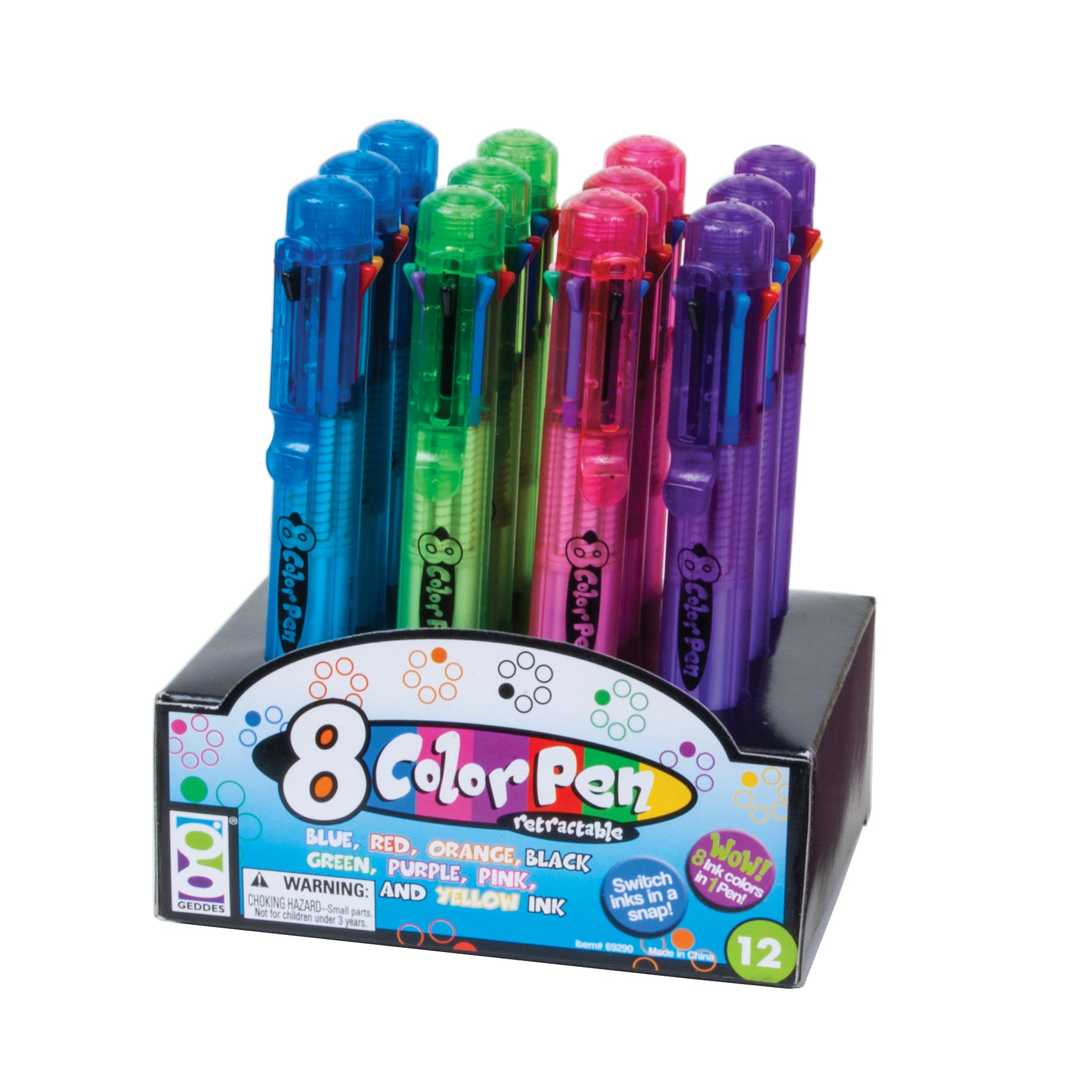 8-Color Pens