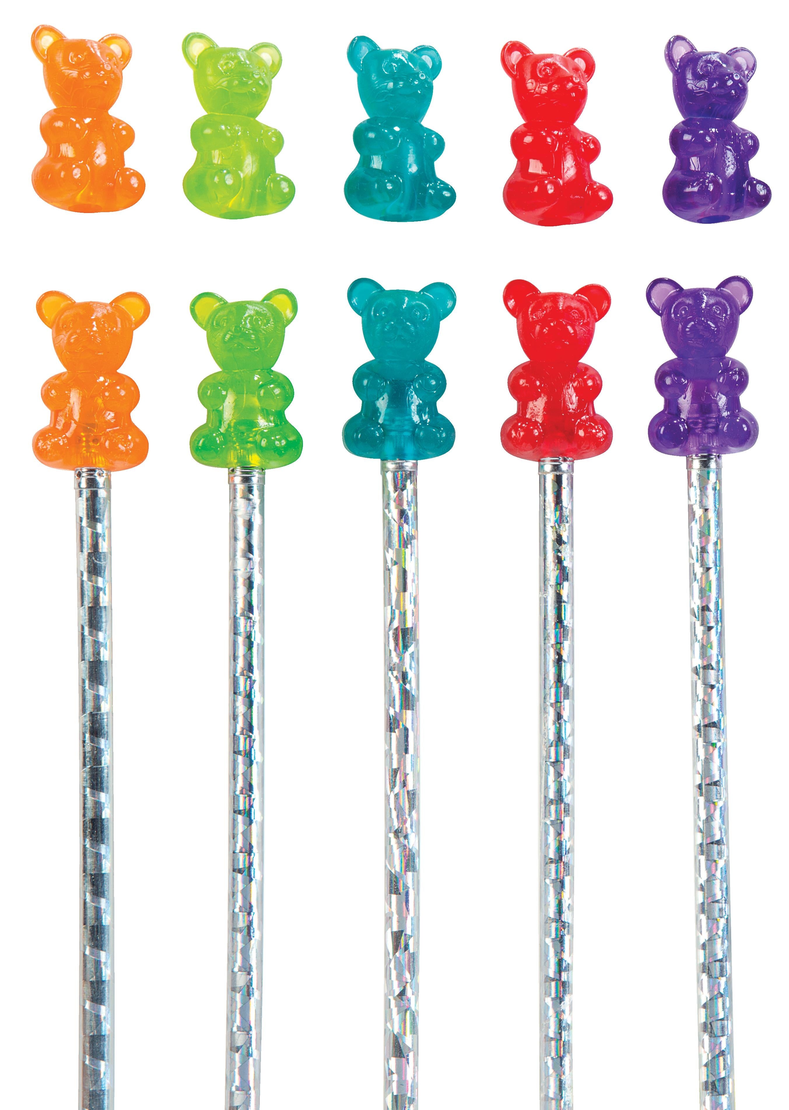 Scented Gummy Bear Pencil Toppers