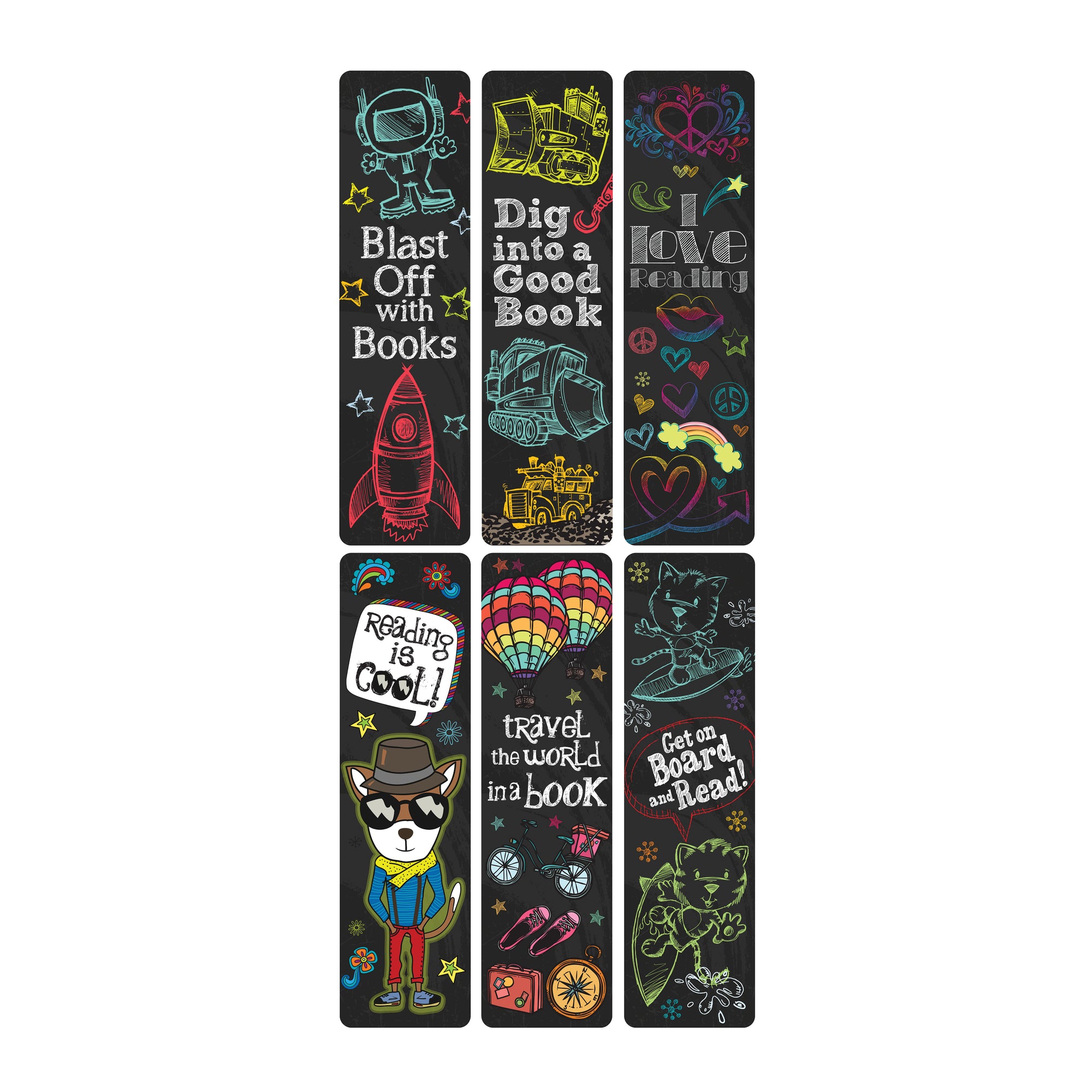 Reading Rocks! Incentive Bookmarks - 100 per bag