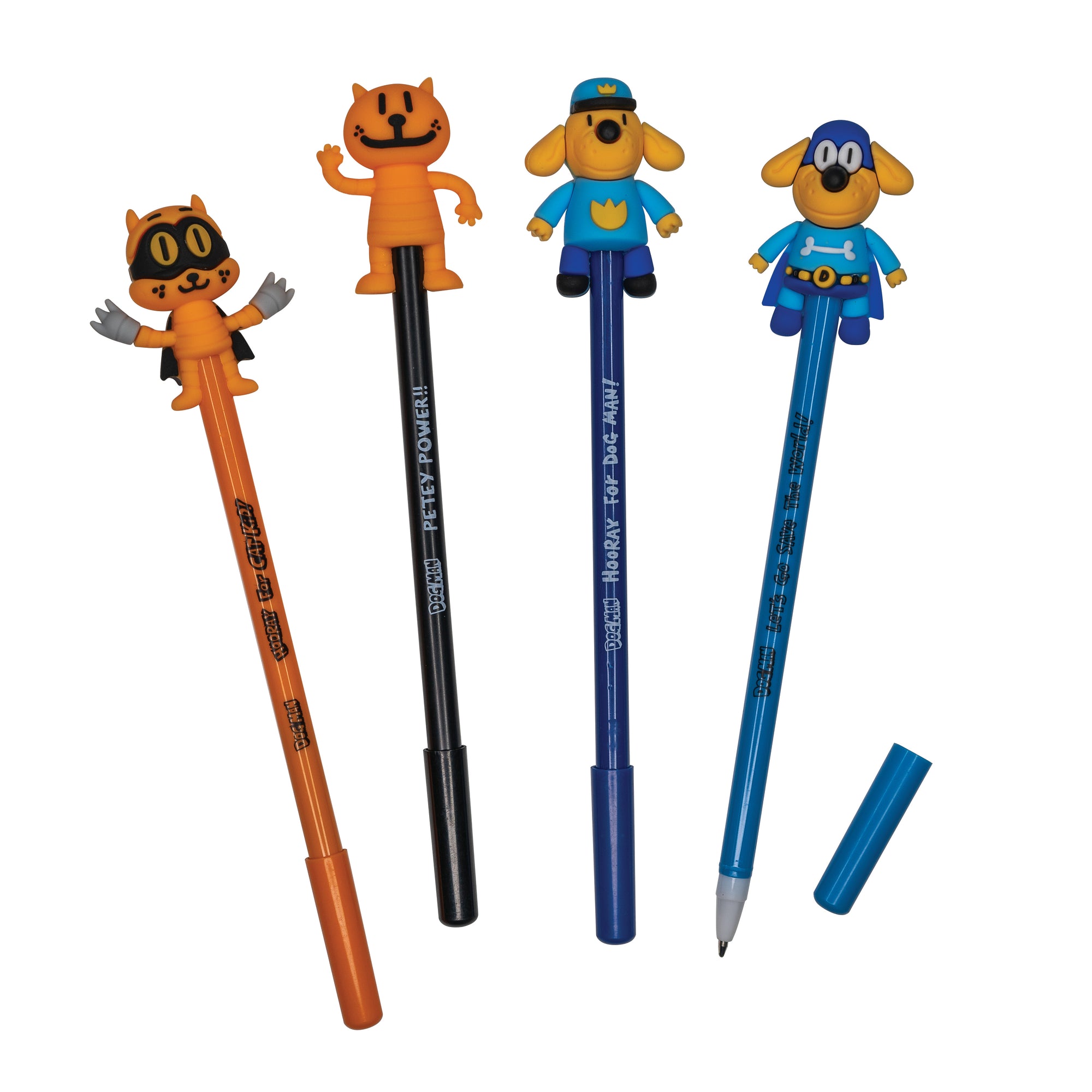 Dog Man Character Pens