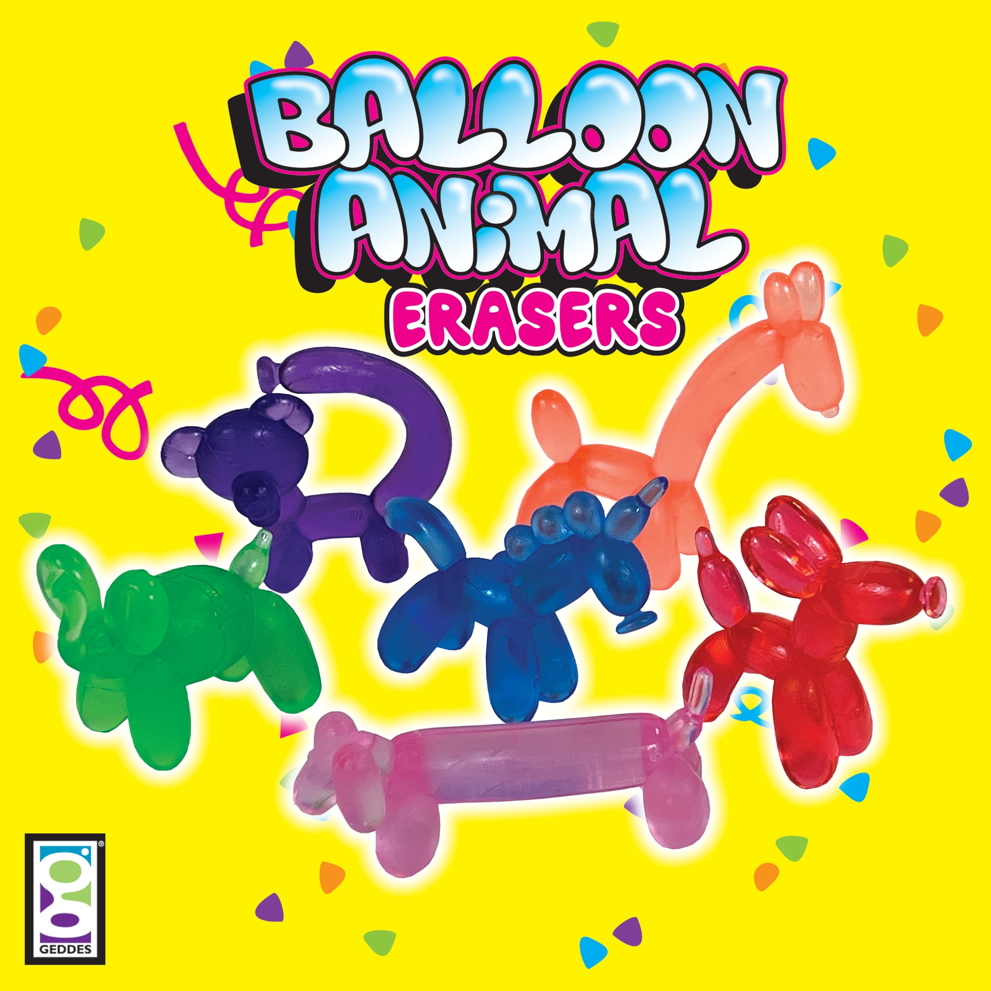 Balloon Animal Erasers