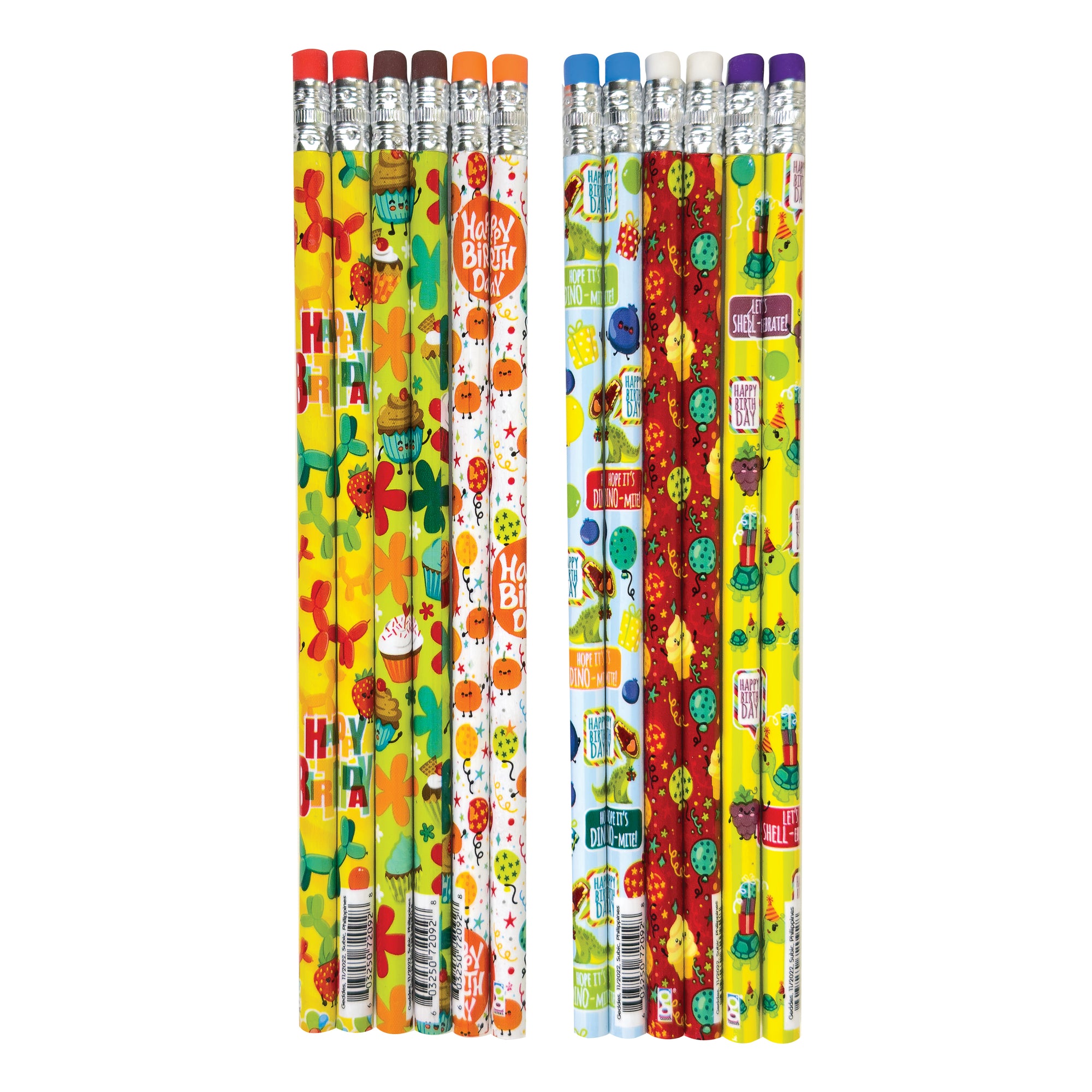 Wacky Whiffs Scented Birthday Pencil - 72 per tub