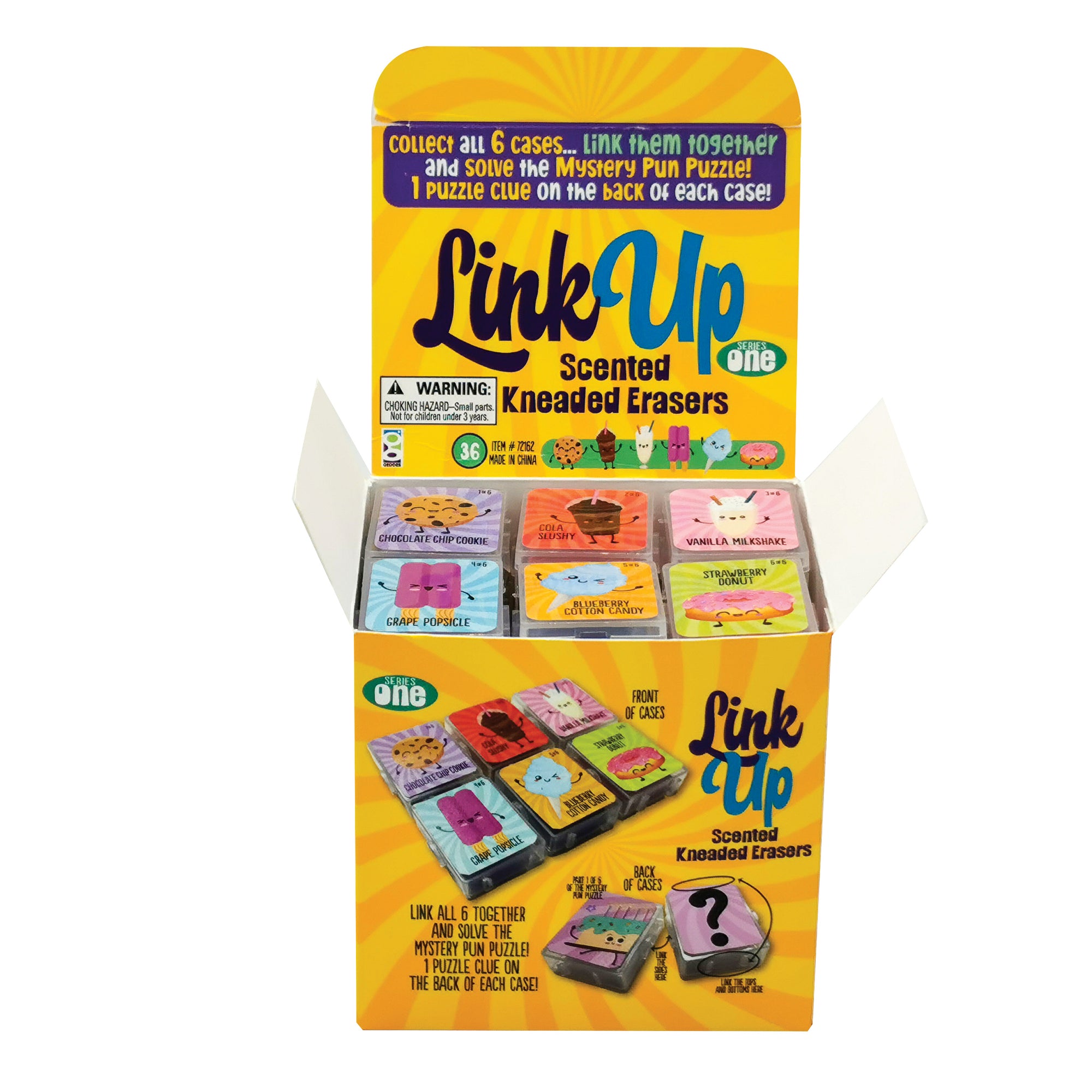 Link Up Scented Kneaded Erasers: Series One - 36 per display