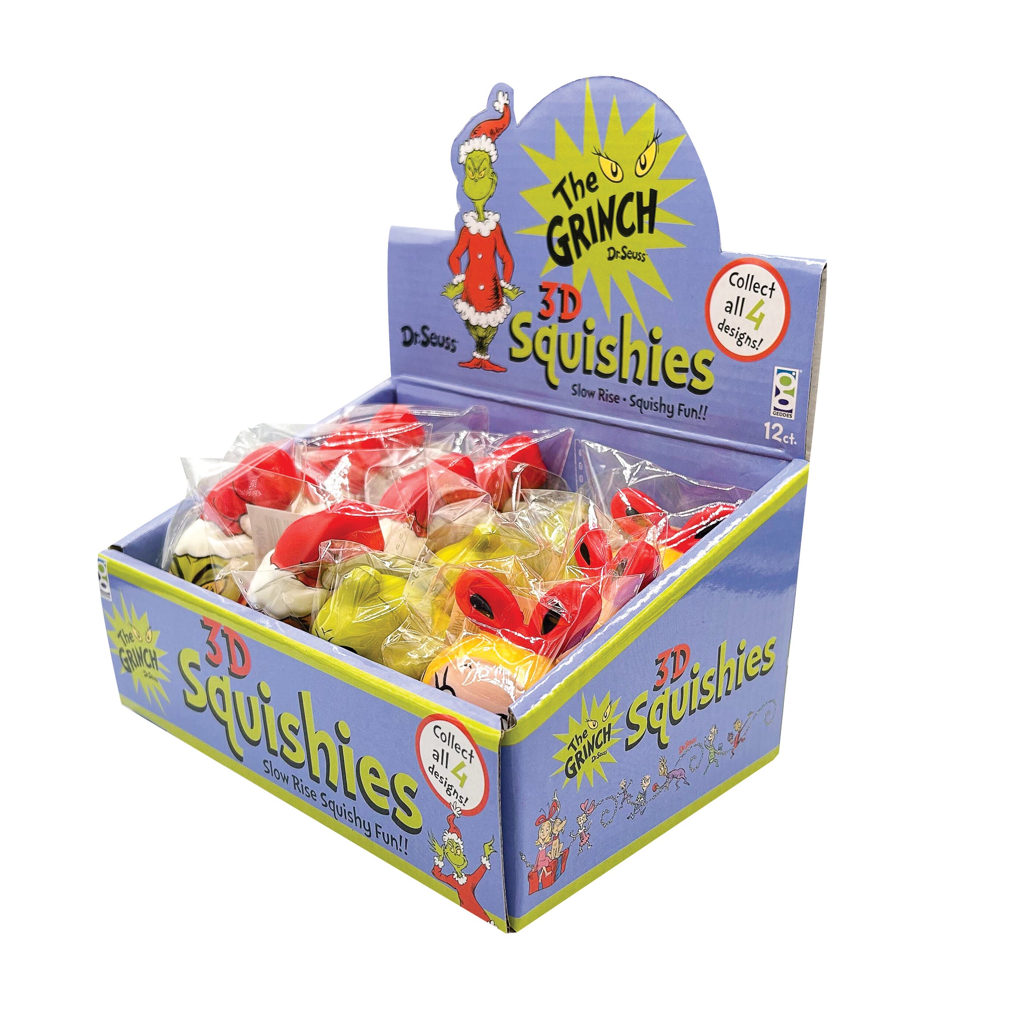 Dr. Seuss™ Grinch Slow Rise Toys - 12/Display