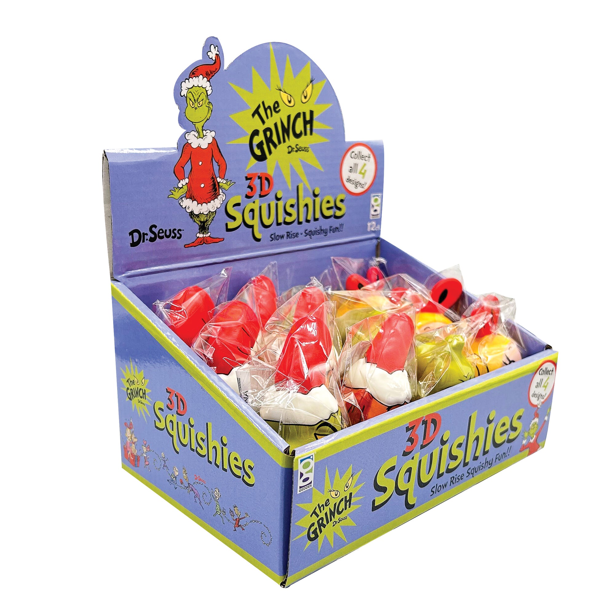 Dr. Seuss™ Grinch Slow Rise Toys - 12/Display