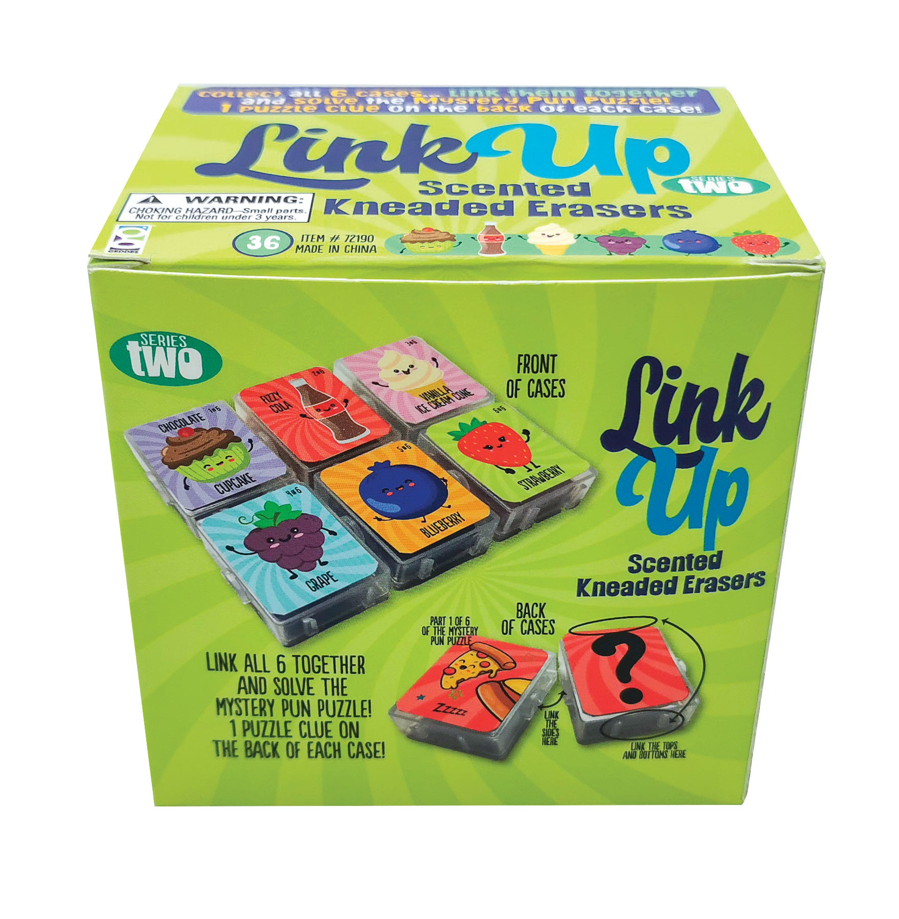 Link Up Scented Kneaded Erasers: Series Two - 36 per display