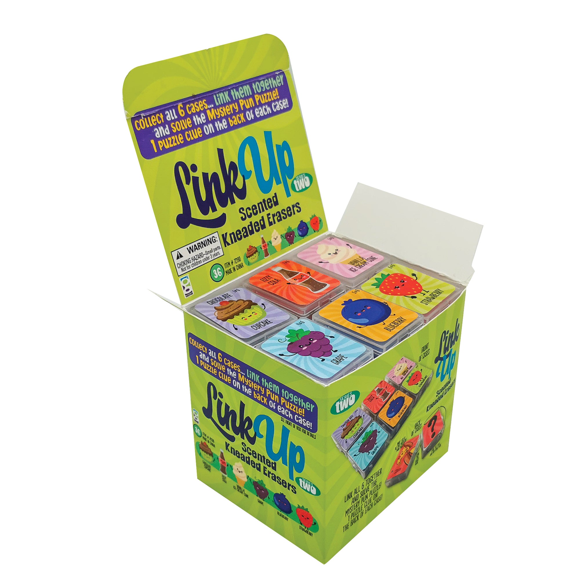 Link Up Scented Kneaded Erasers: Series Two - 36 per display