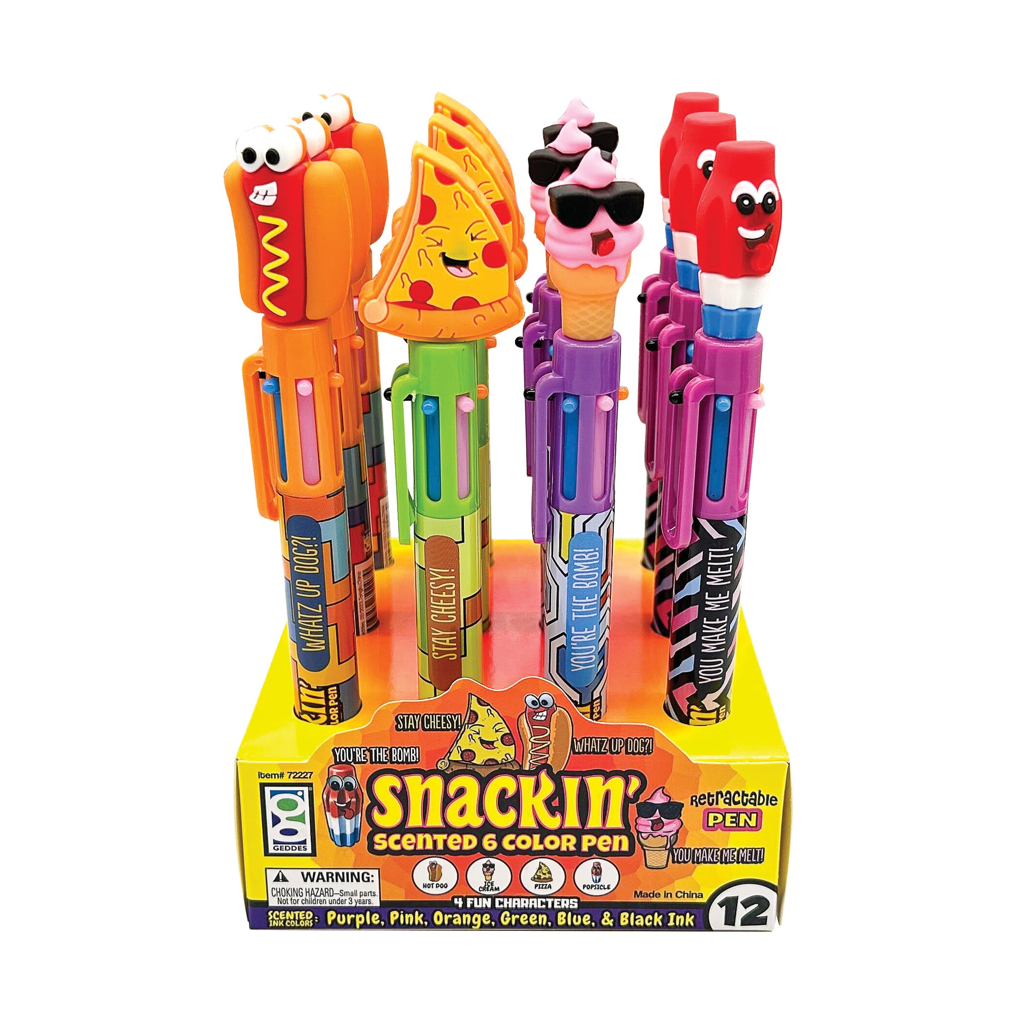 Snackin Scented 6 Color Pen