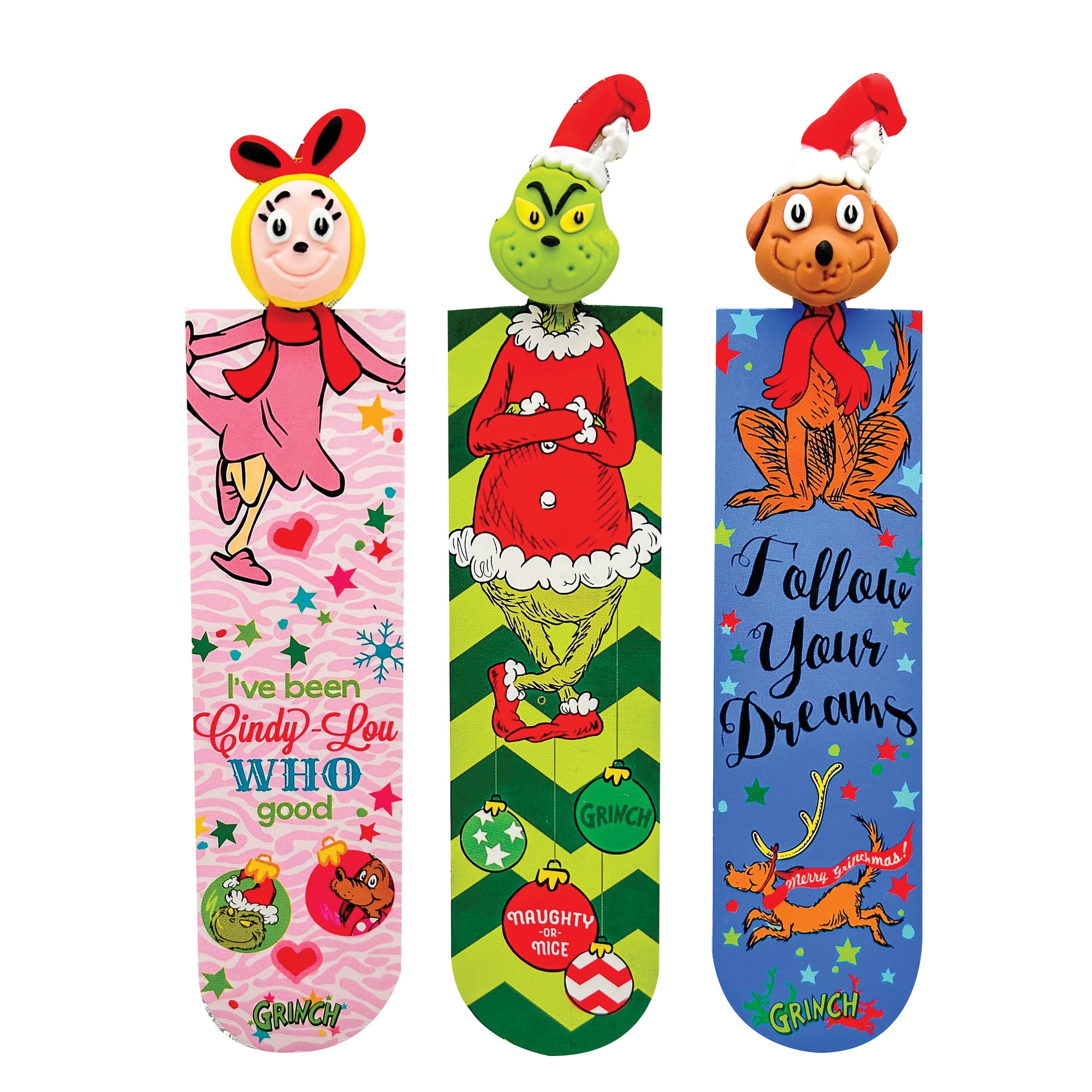 Dr. Seuss™ Grinch 3D Bookmarks