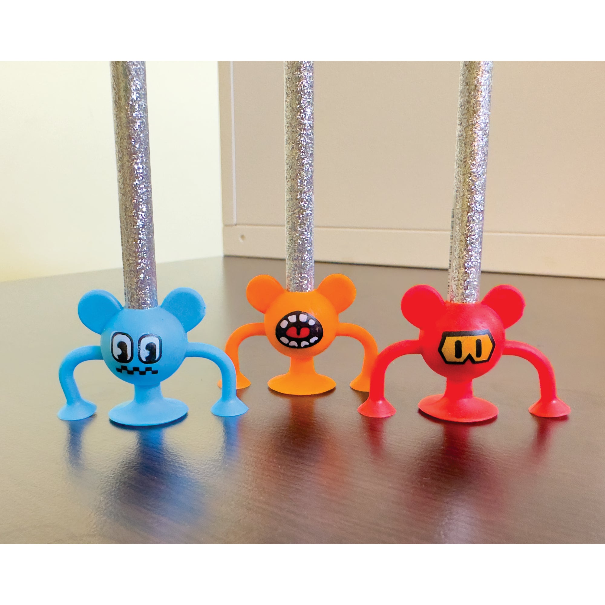 Suction Monster Pencil Stands - 24 per bag