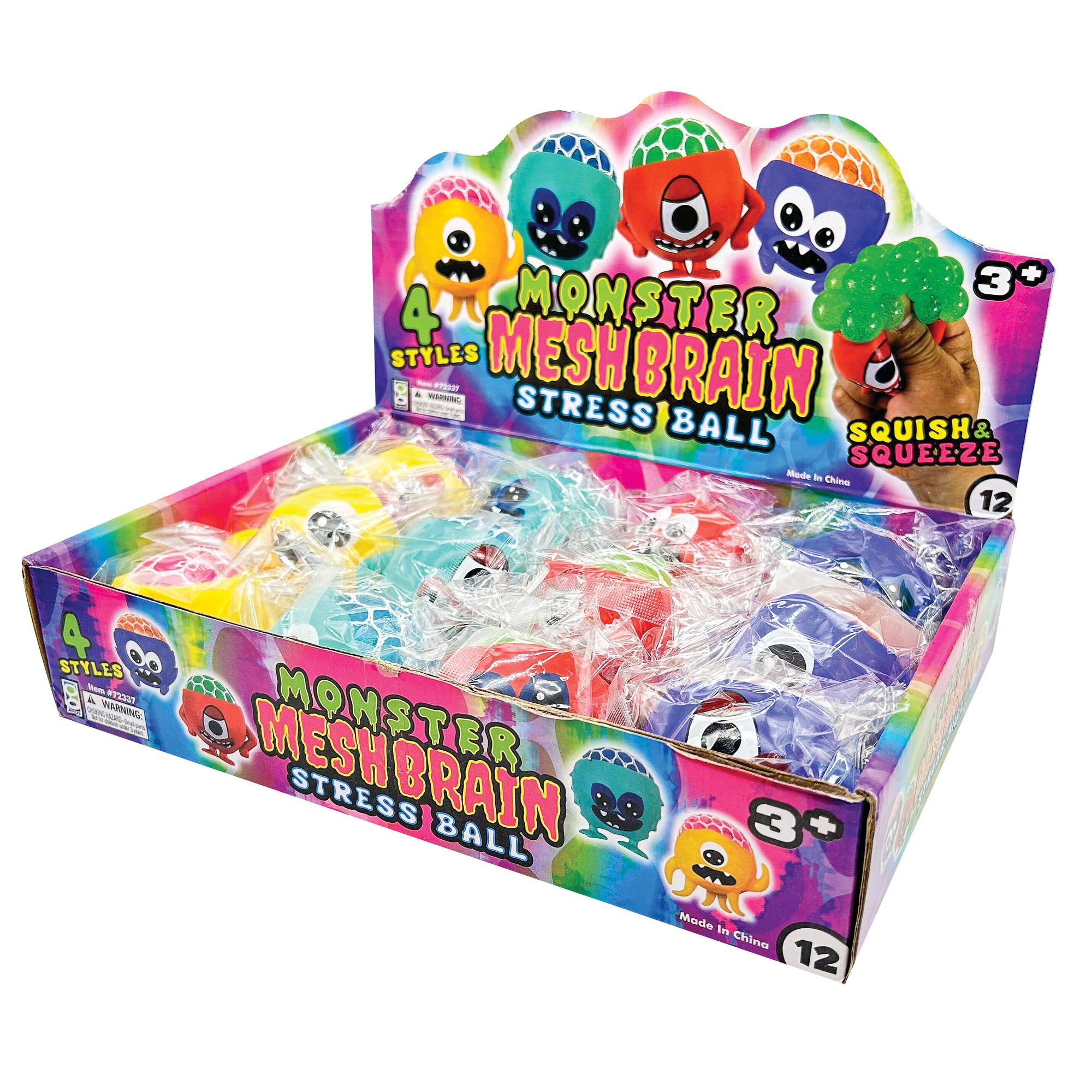 Monster Brain Mesh Stress Balls