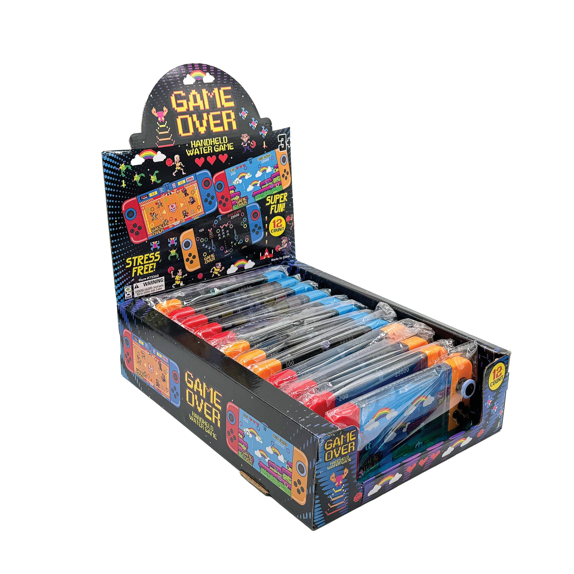 Game Over Water Games - 12 per display