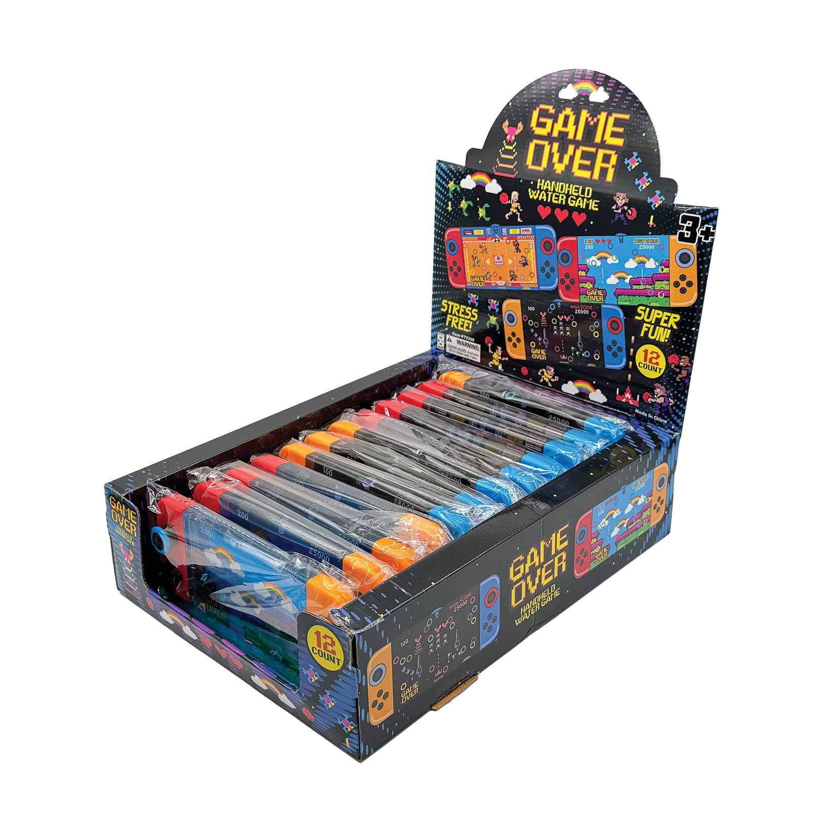 Game Over Water Games - 12 per display