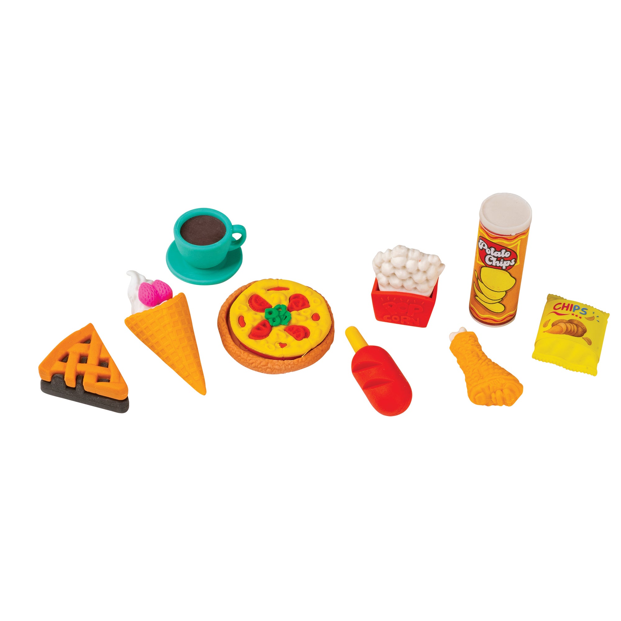 Snack Attack II 3D Erasers