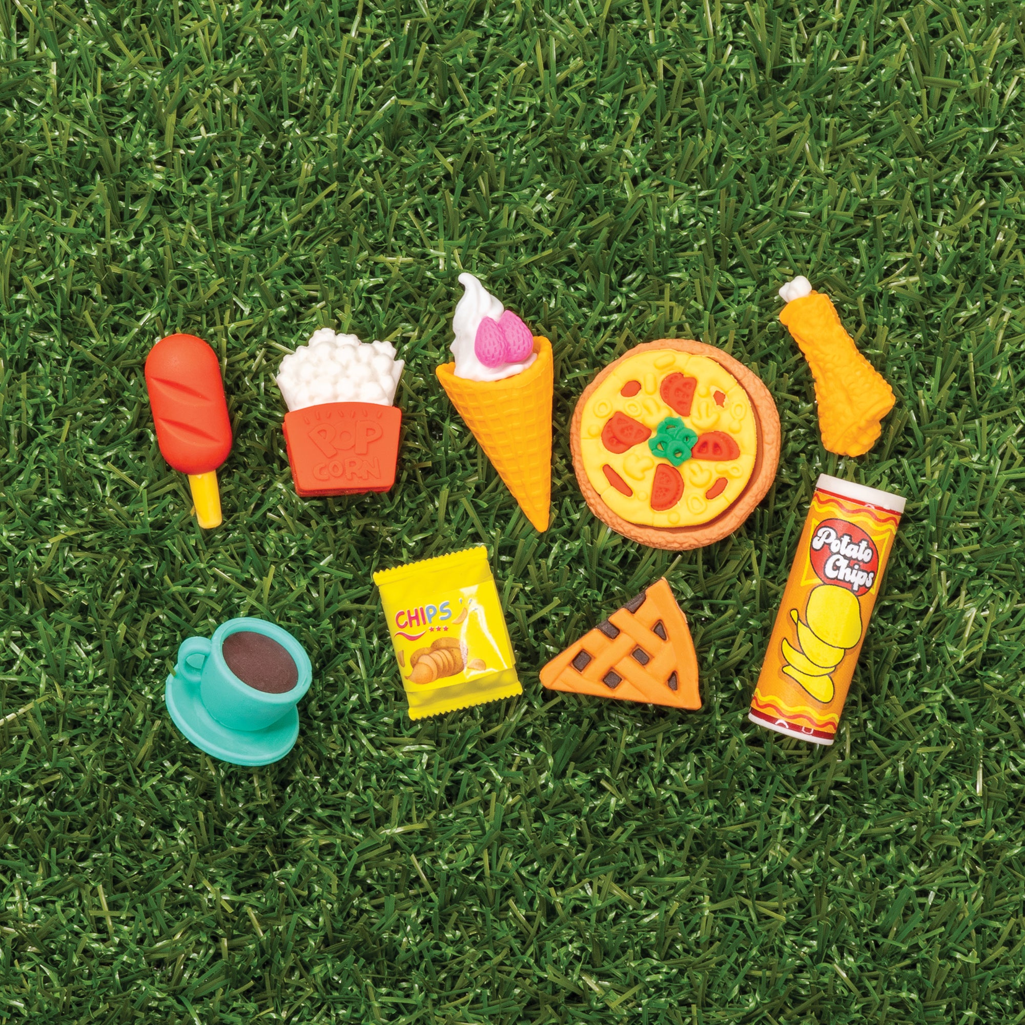 Snack Attack II 3D Erasers