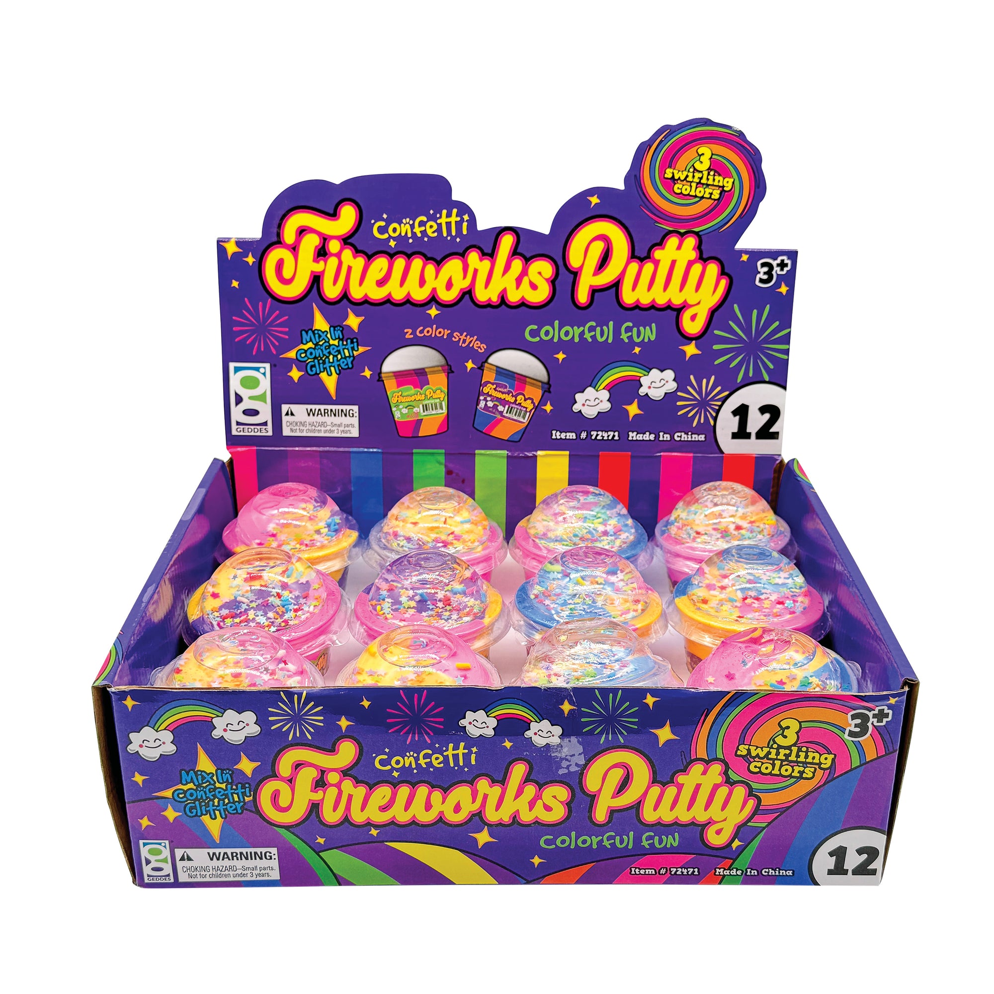 Confetti Fireworks Putty