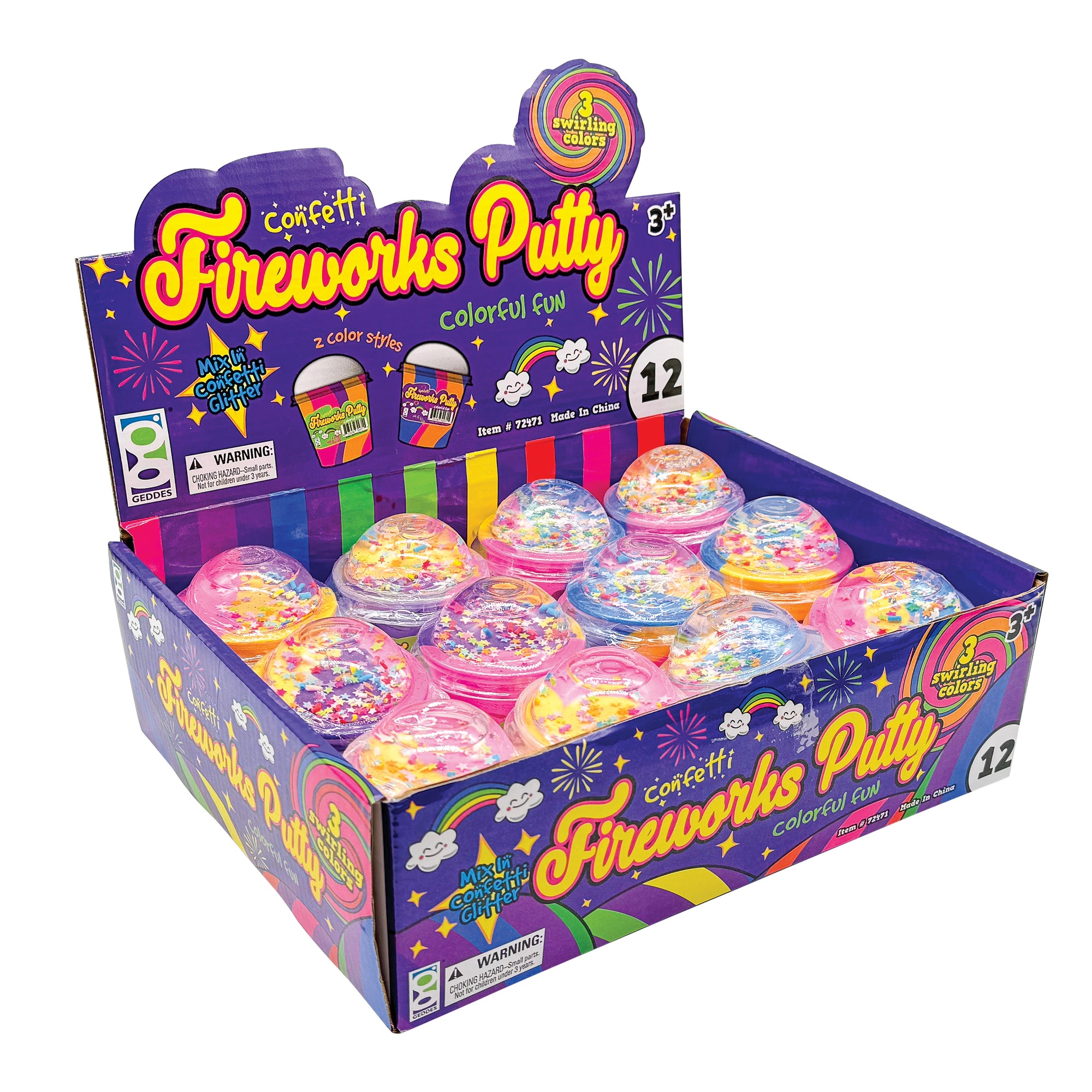 Confetti Fireworks Putty