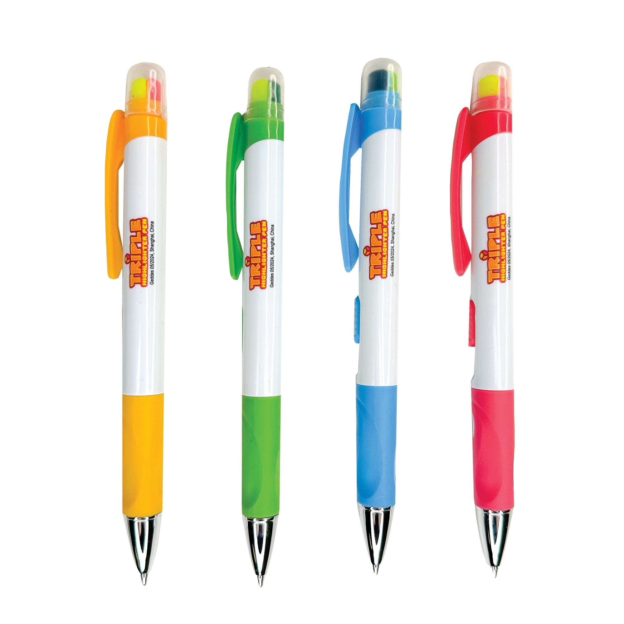 Triple Highlighter Pen - 12 per Display