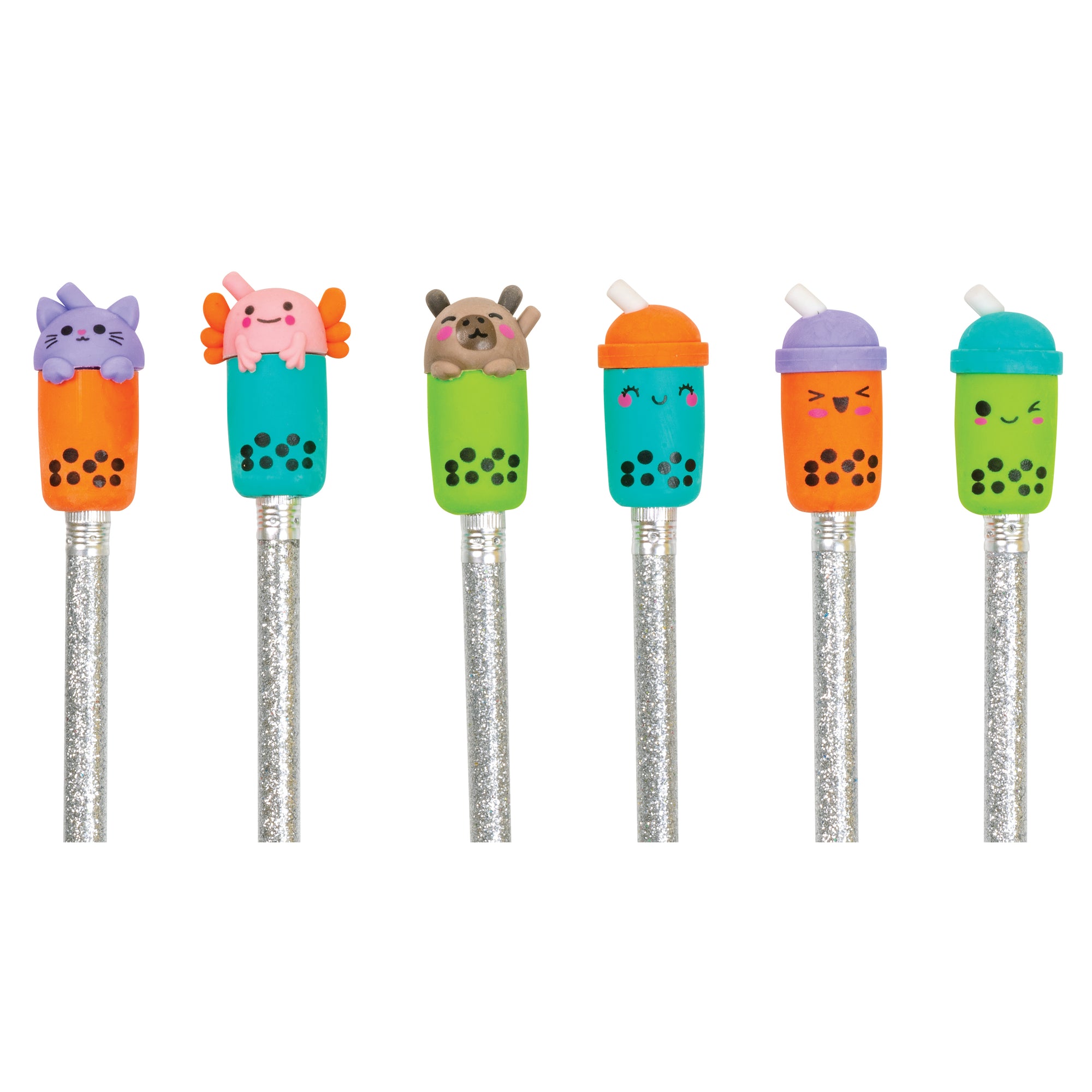 Boba Tea 3D Eraser Pencil Toppers