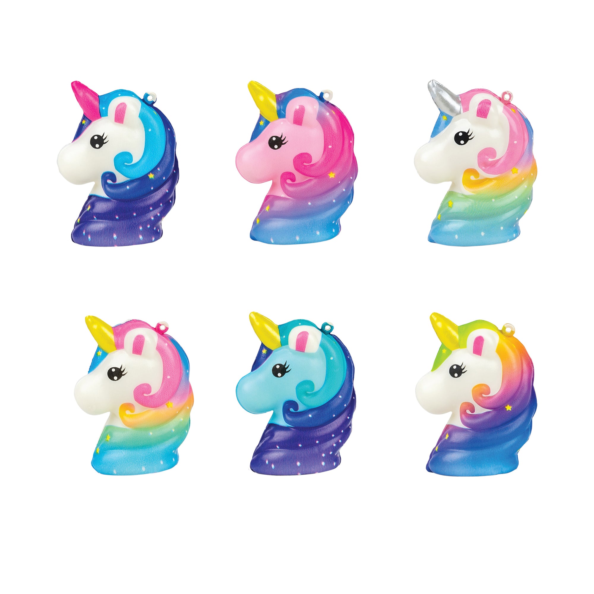 Unicorn Squishy Toy Assortment - 50 per bag