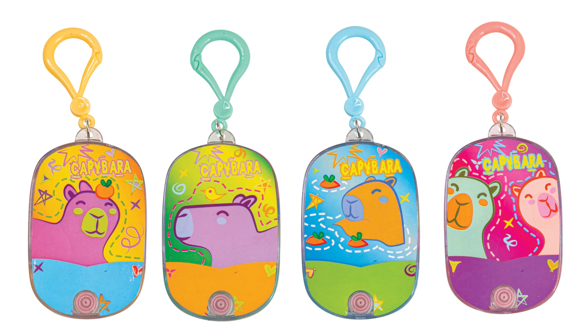 Capybara Keychain Water Game - 12 per bag