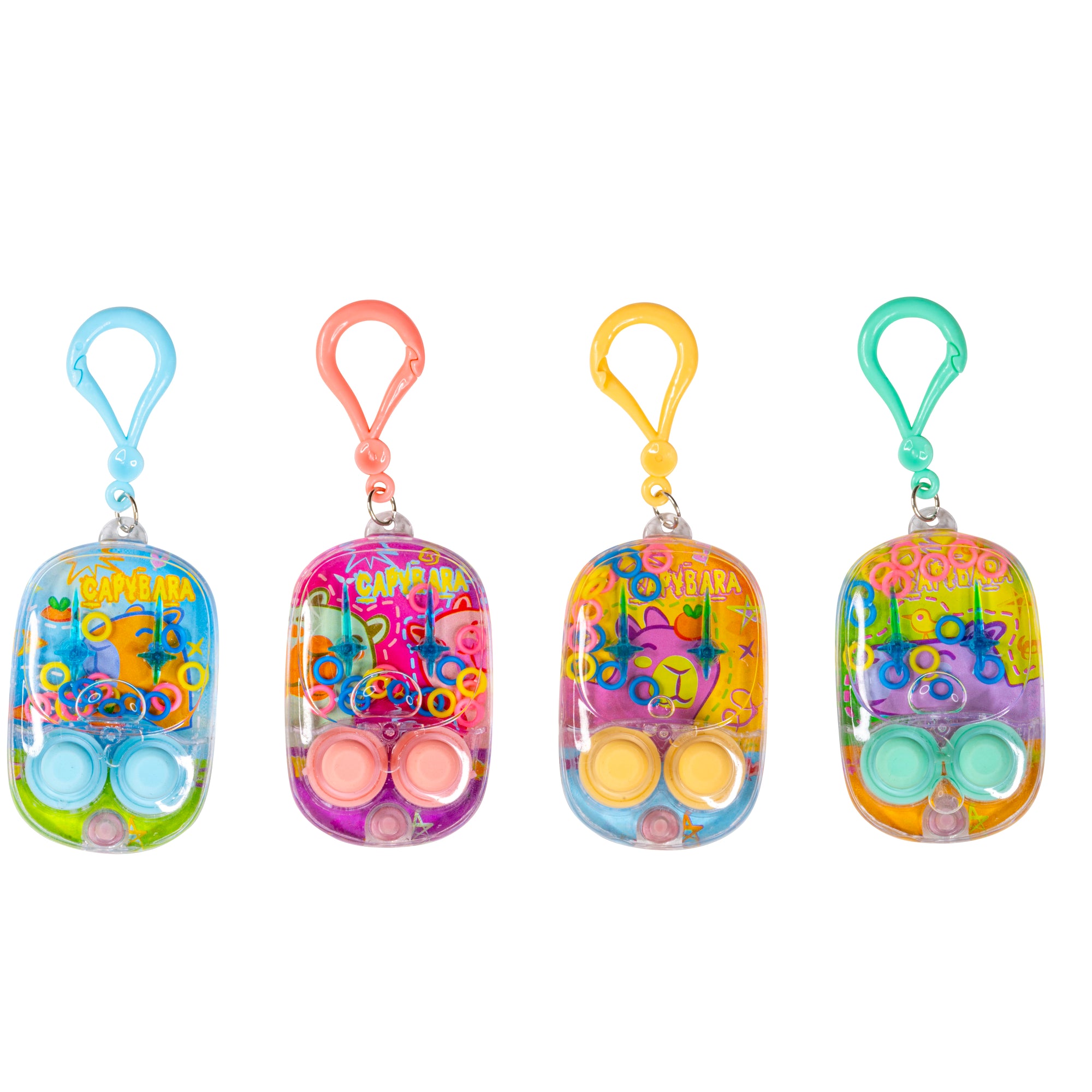 Capybara Keychain Water Game - 12 per bag