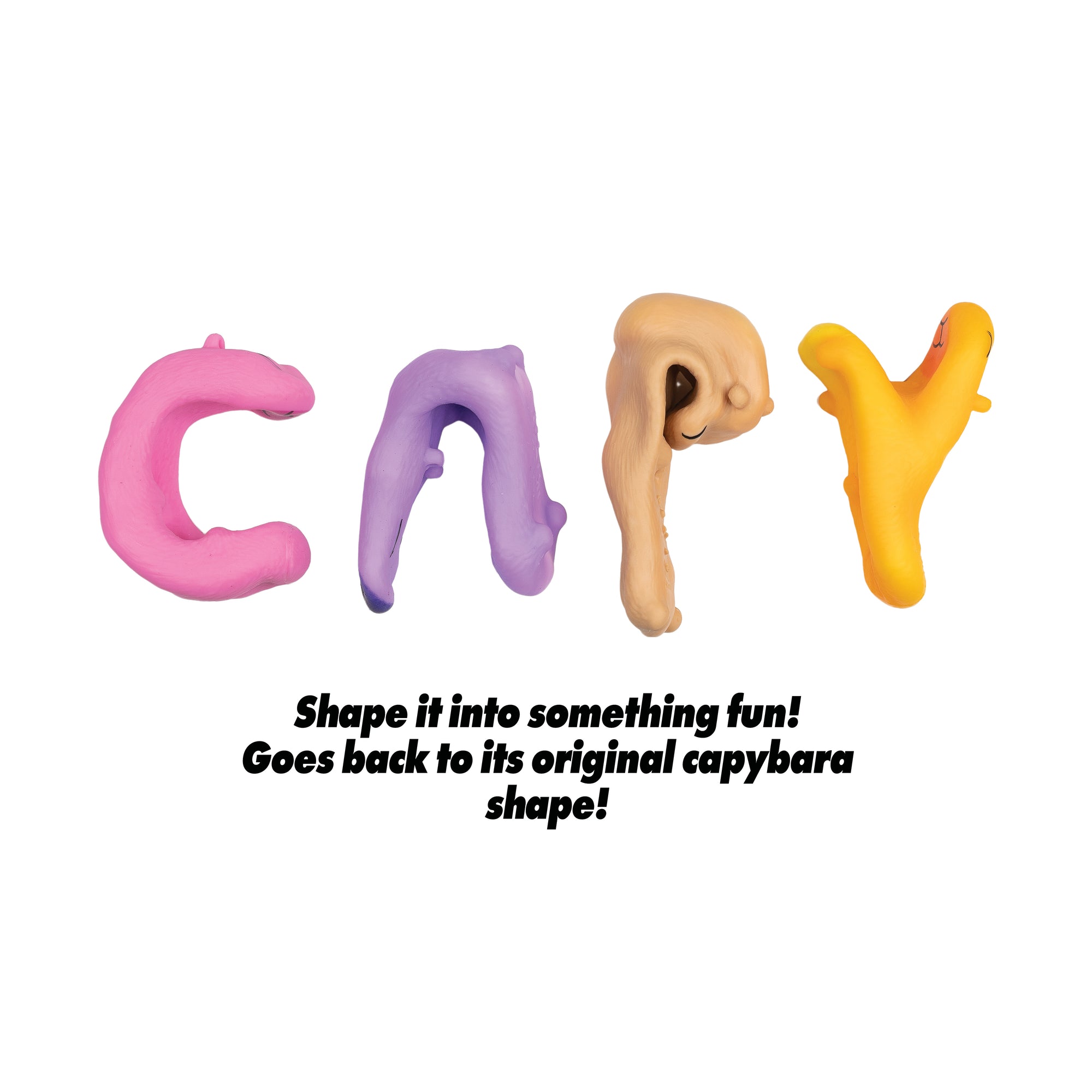 Capybara Stretchy Sand Filled Toy - 12 per display