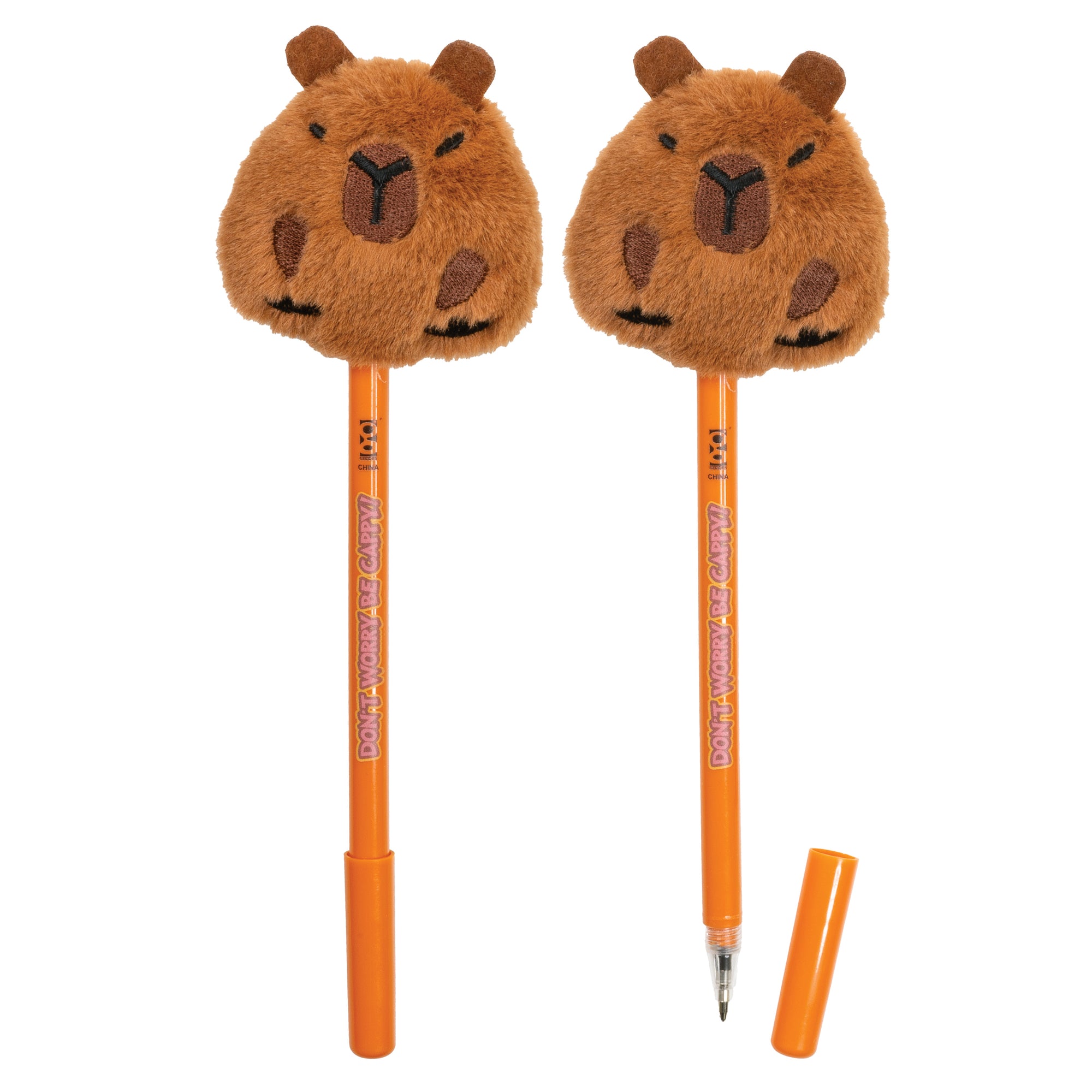 Capybara Plush Pens