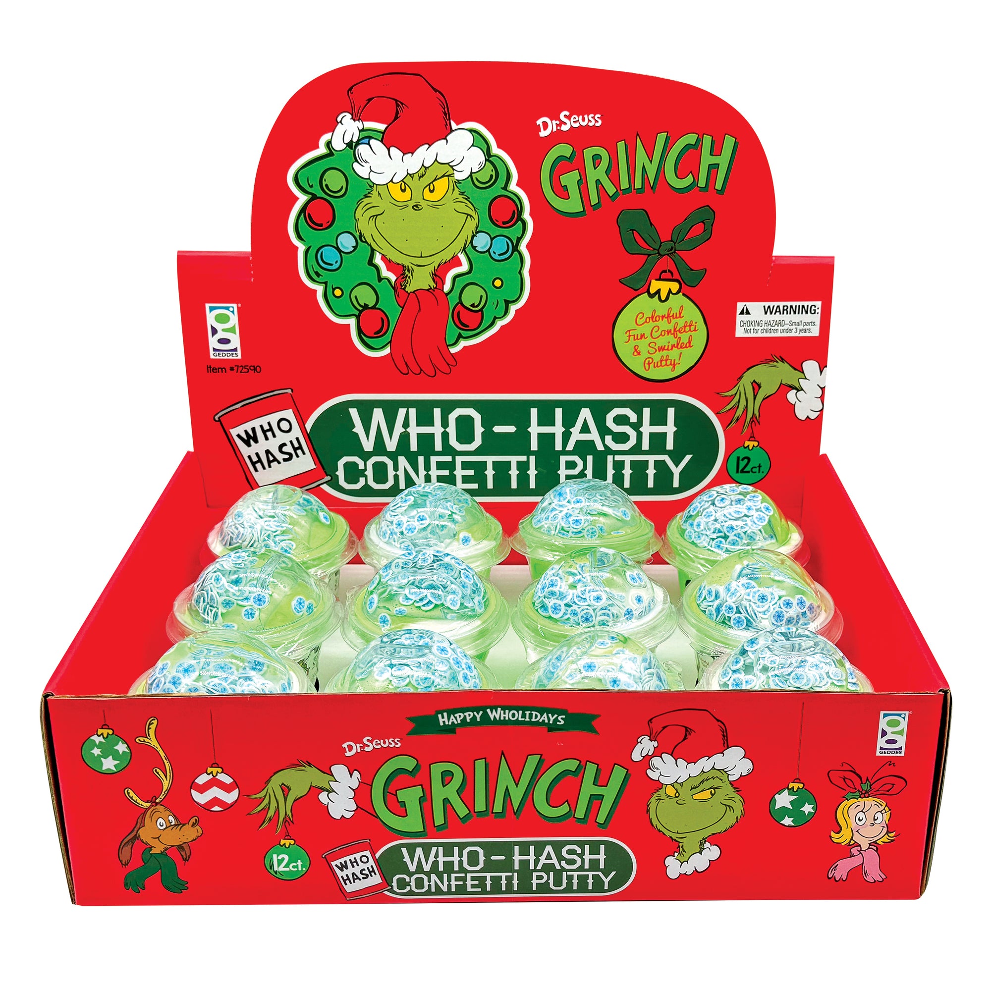 Dr. Seuss™ Grinch Who-Hash Confetti Putty