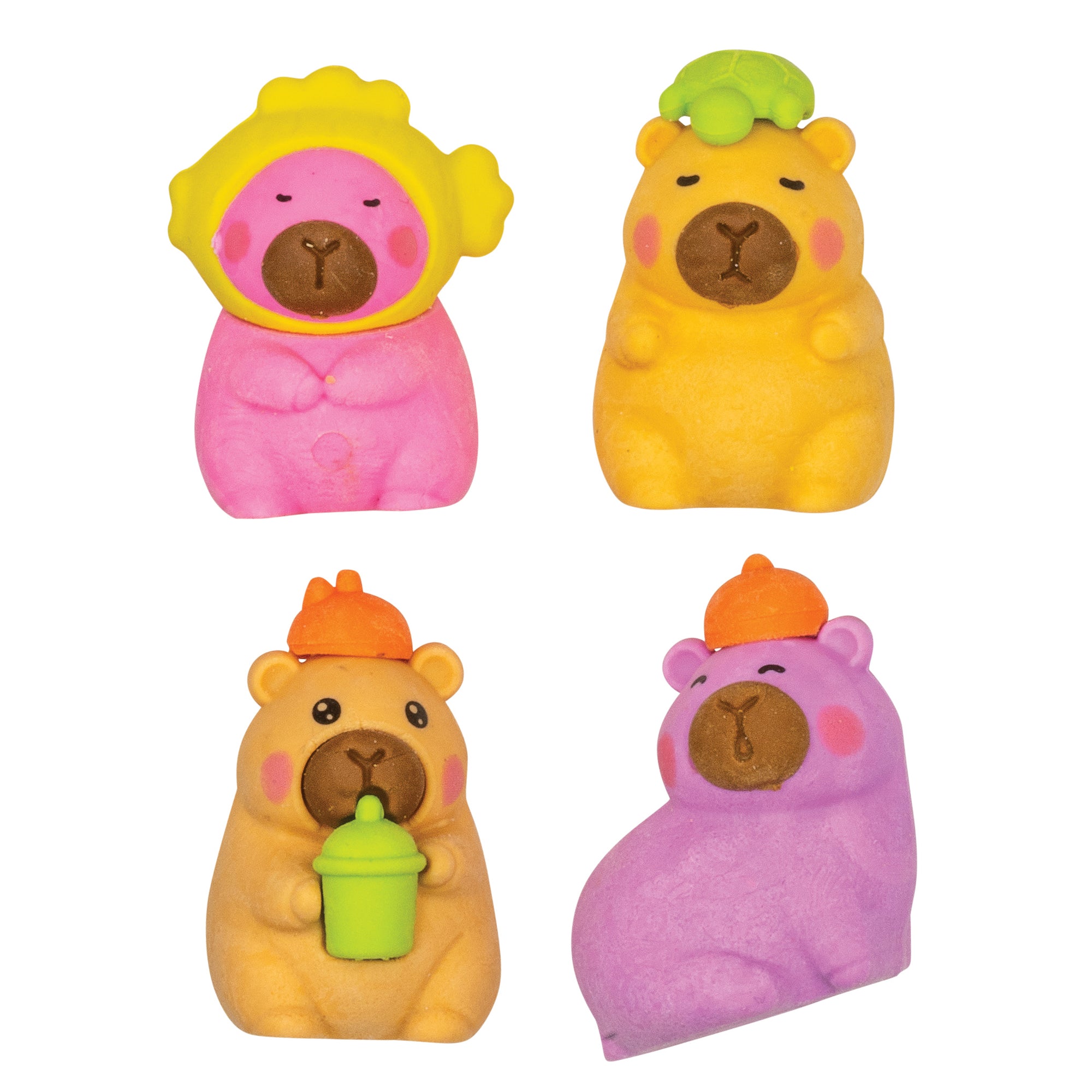 Capybara 3D Eraser - 24 per tub