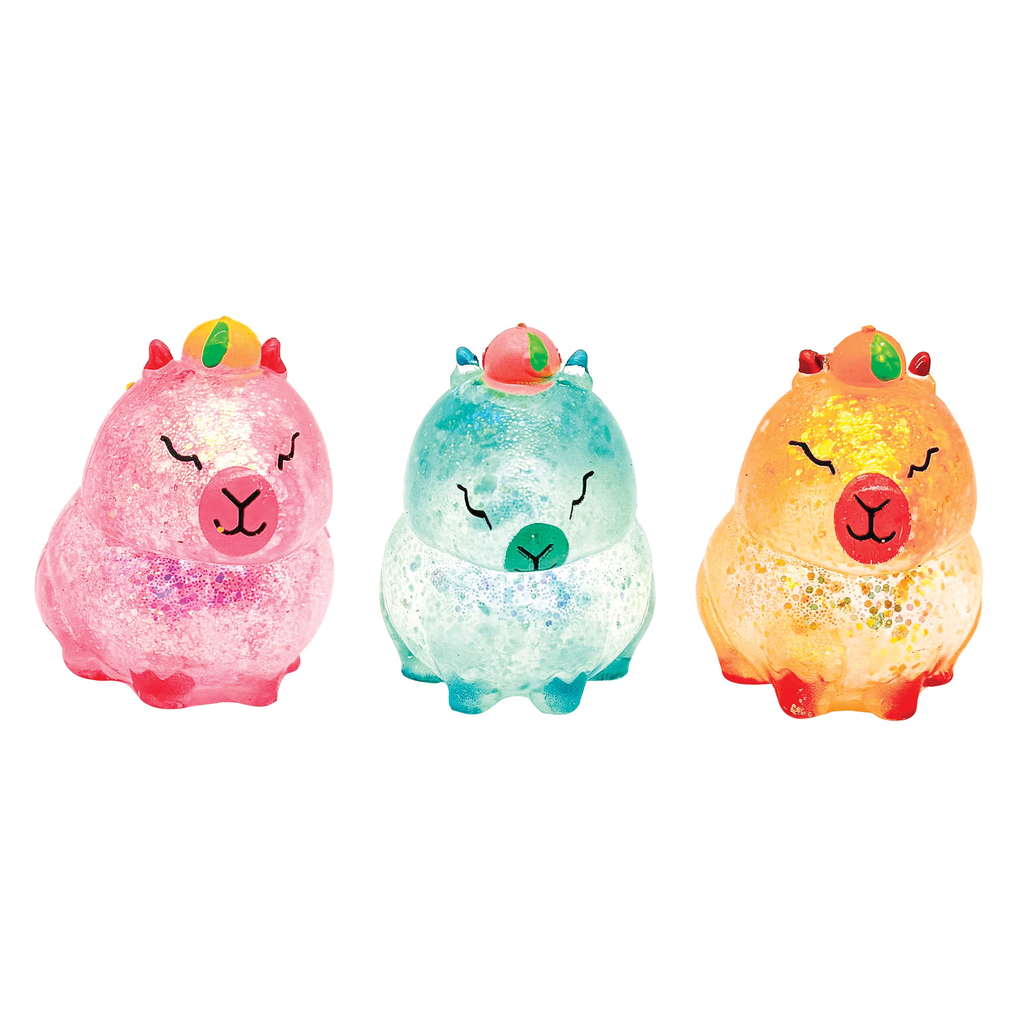 Capybara Glitter Squeeze Toys